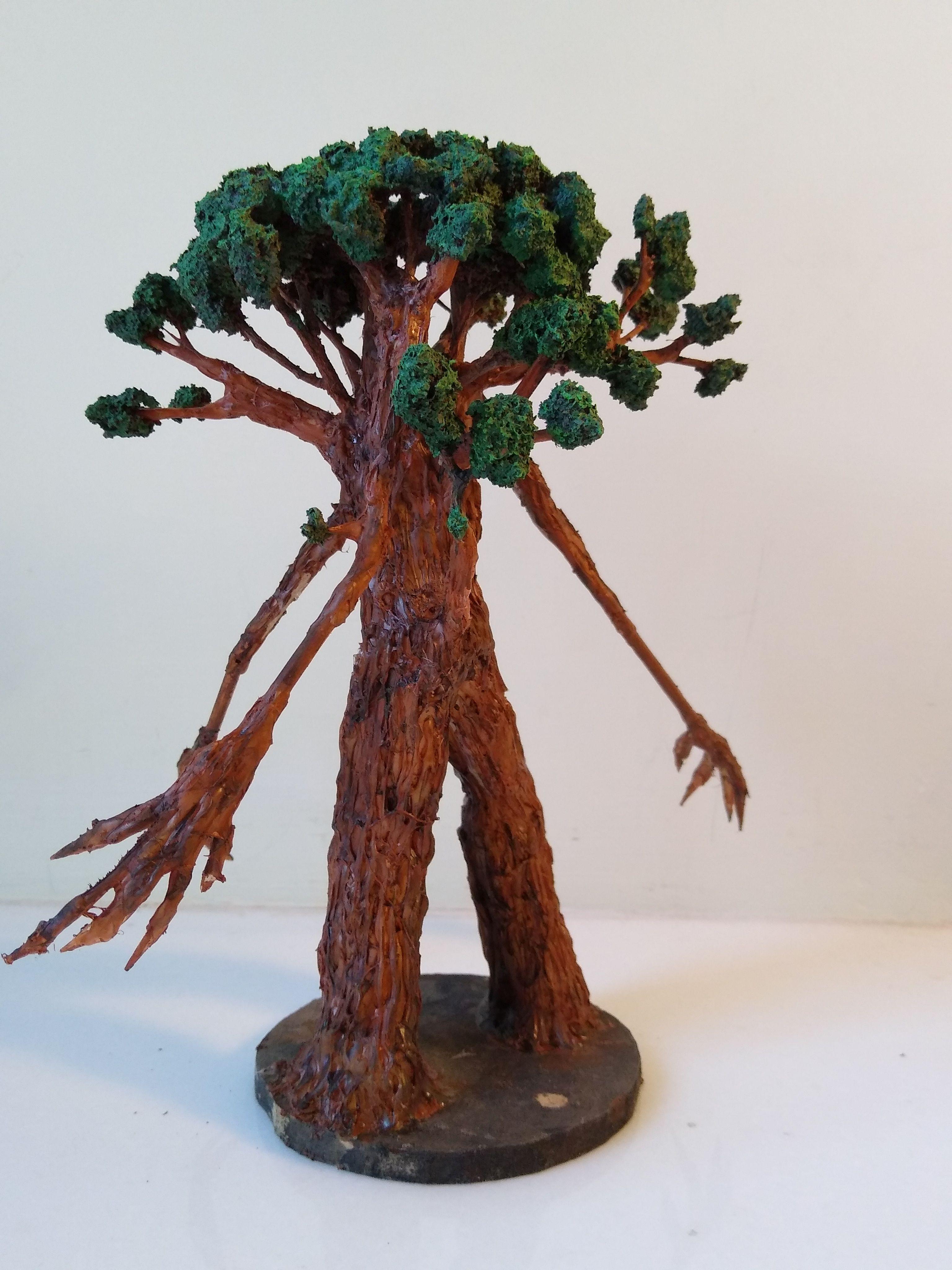 Dragon, Dungeons, Dungeons And Dragons, Ent, Mini, Miniature, Sculpting, Treant