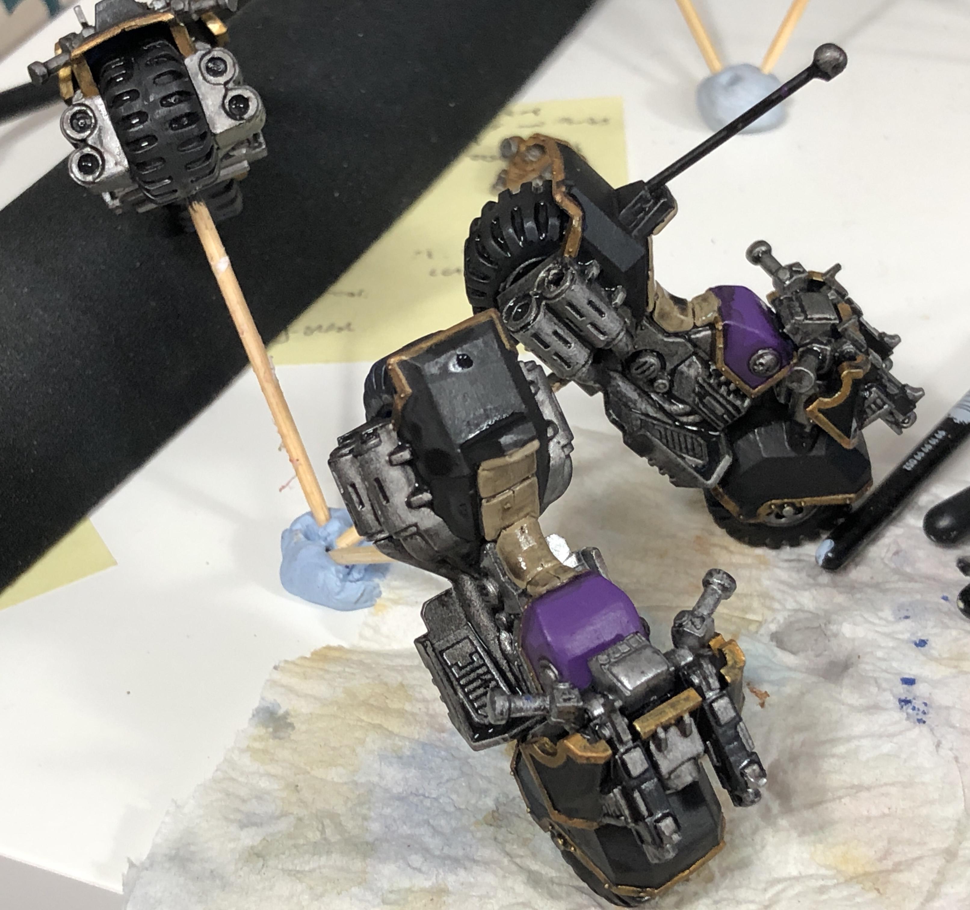 Bike, Space Marines, Void Panthers, Warhammer 40,000, Work In Progress