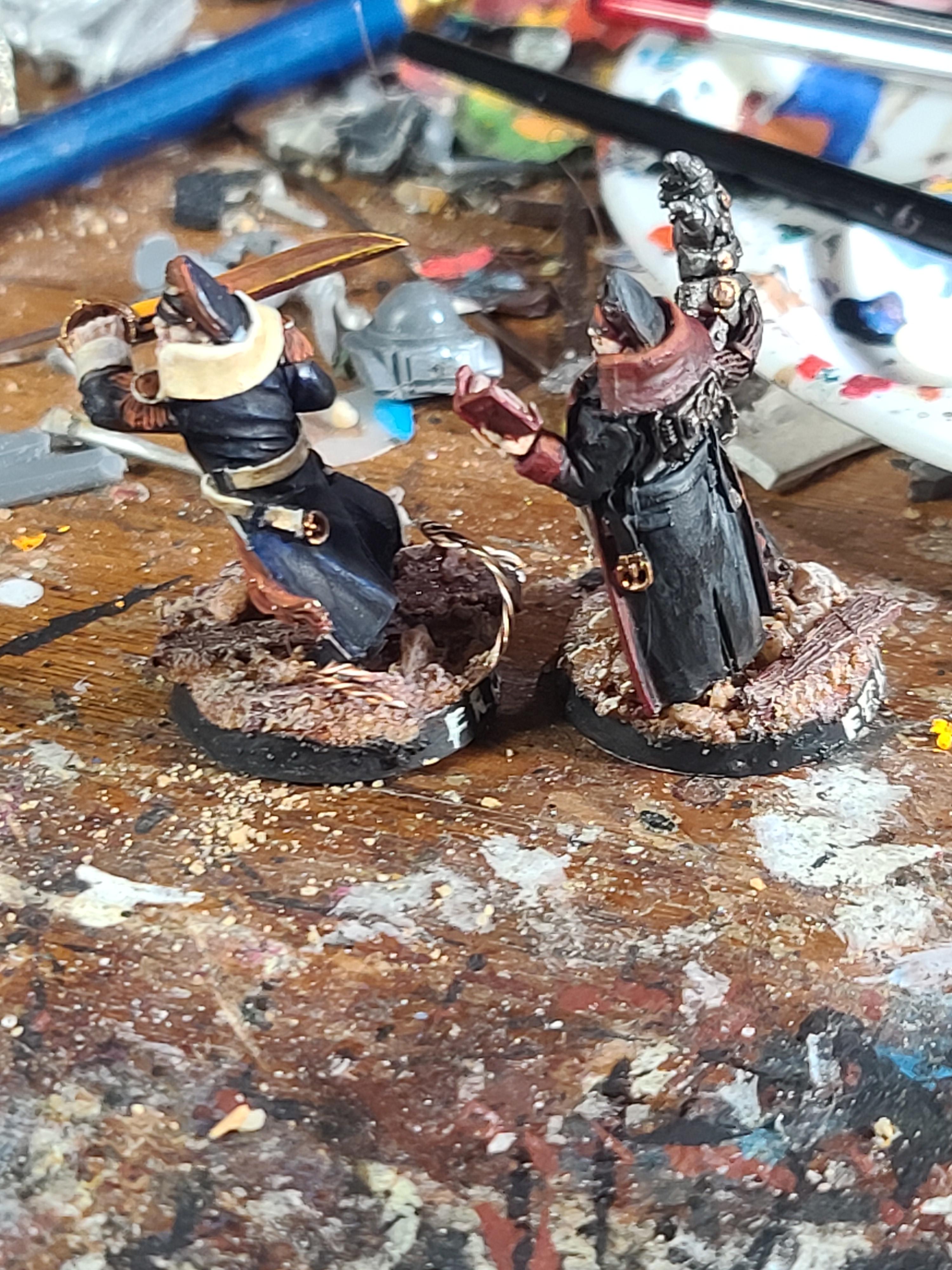 Citadel Miniatures, Commissar, Games Workshop, Imperial Guard, Warhammer 40,000, Warhammer Fantasy