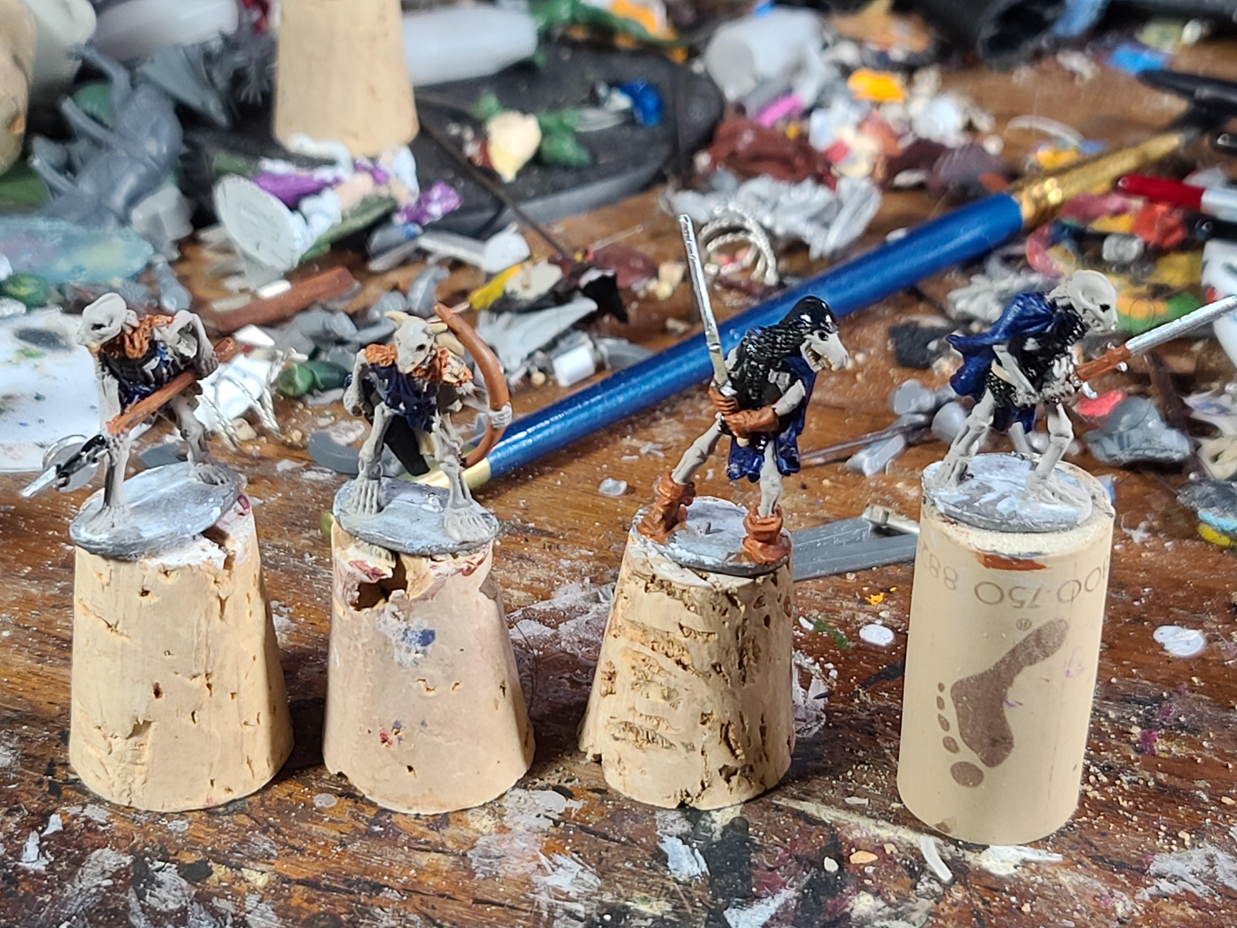 Julie Guthrie Sculpt, Ral Partha Miniatures, Skeletons, Undead