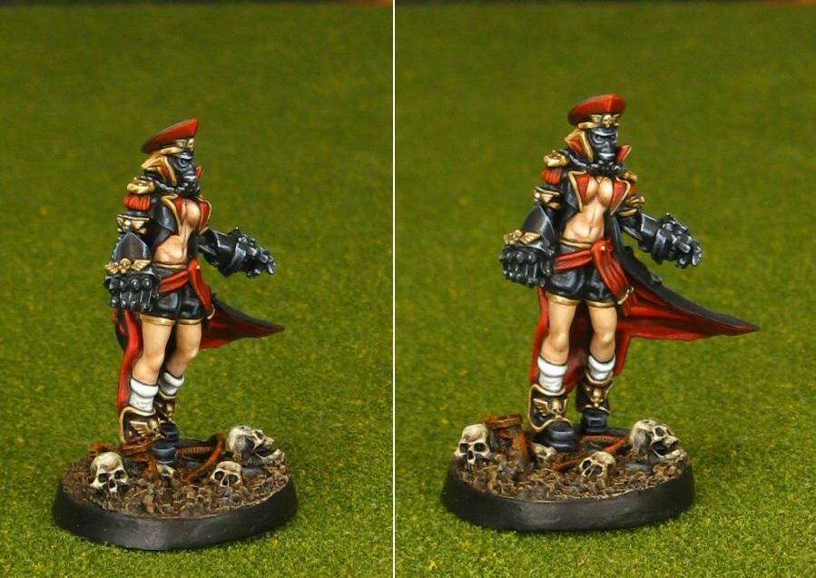 Wargame Exclusive Female Commissar Pin-Up version