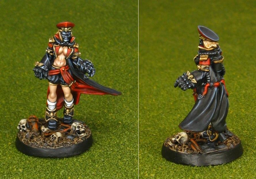 Wargame Exclusive Female Commissar Pin-Up version