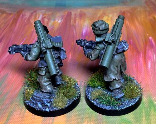 Launchers painted :)