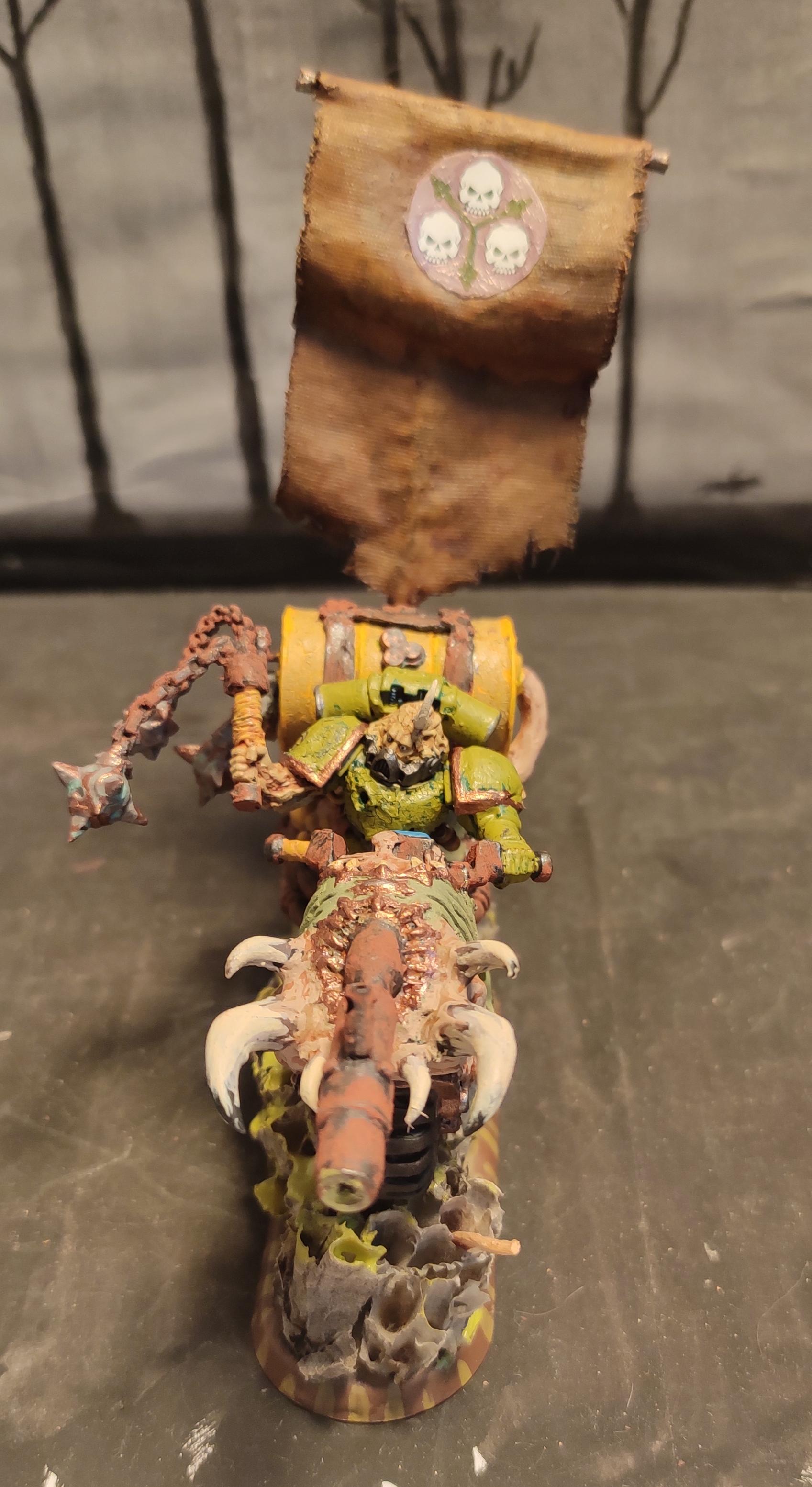 Aspiring Champion, Banner, Barrel, Bike, Blight, Chaos, Chaos Space Marines, Conversion, Dark Vengeance, Death Guard, Decay, Disease, Fast Attack, Flail, Heresy, Heretic Astartes, Nurgle, Pestilence, Plague, Plague Marines, Plague Spewer, Rot, Sculpting, Traitor Legions, Warhammer 40,000