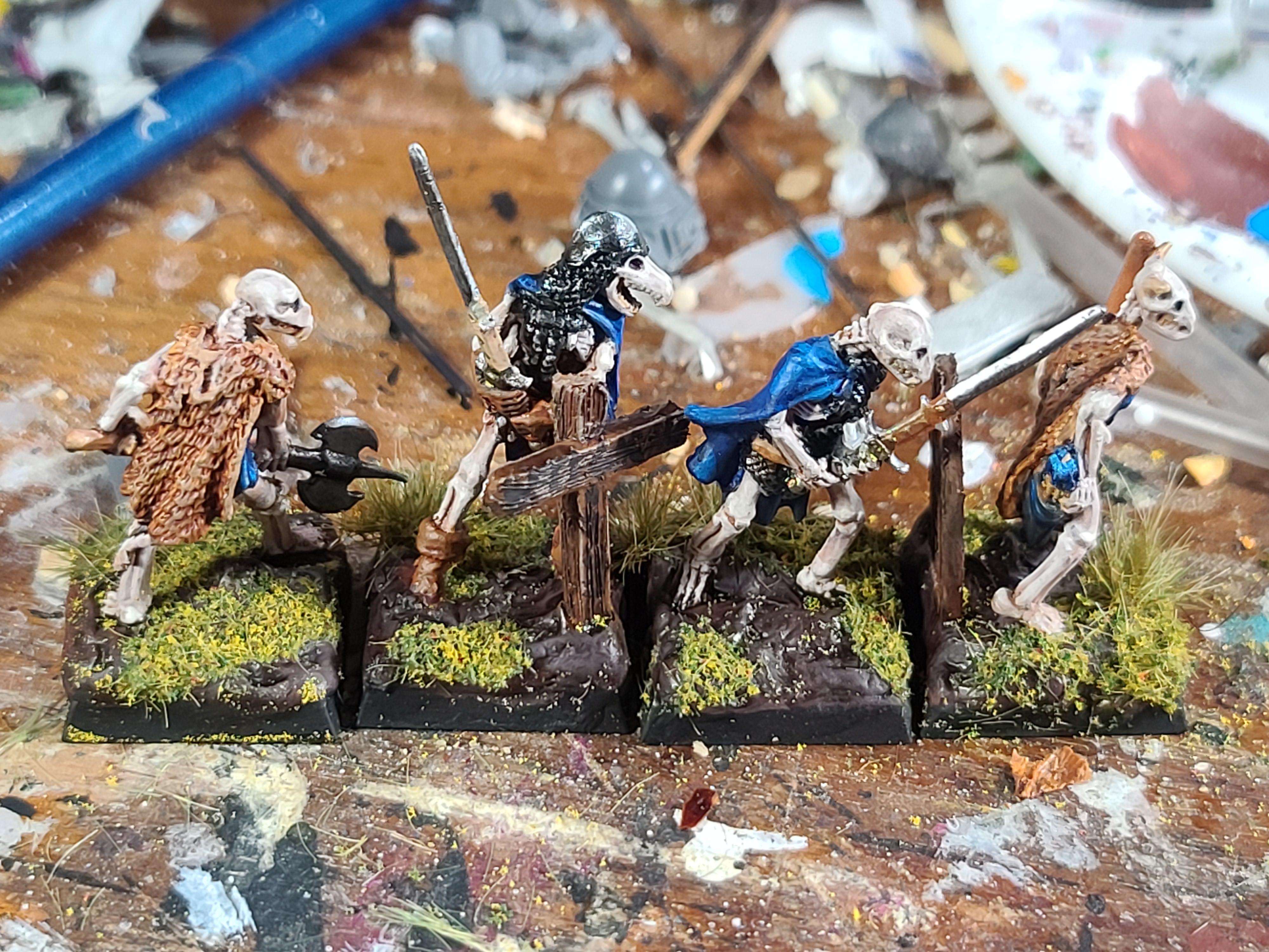 Julie Guthrie Sculpt, Ral Partha, Skeletons, Undead
