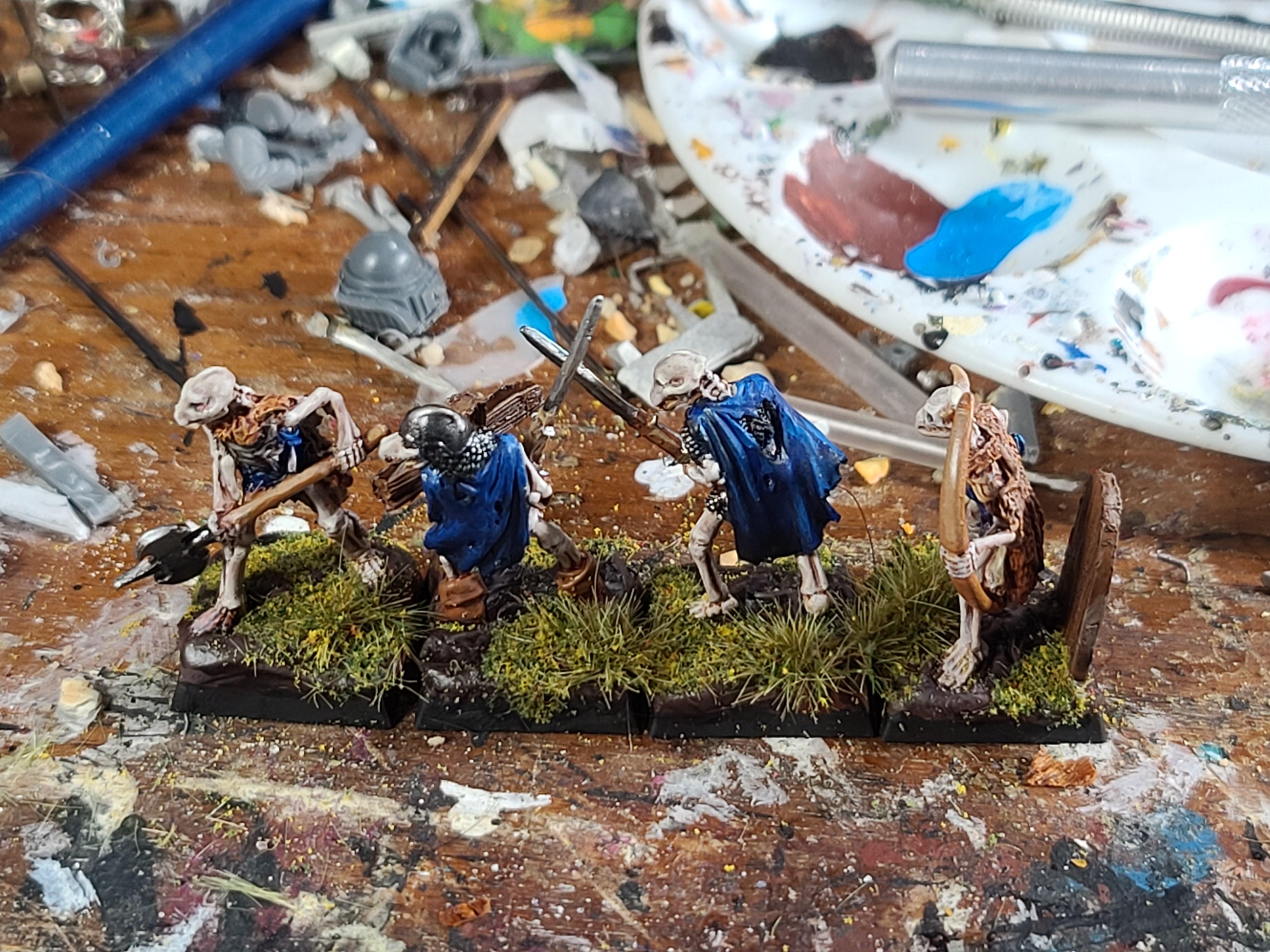 Julie Guthrie Sculpt, Ral Partha, Skeletons, Undead