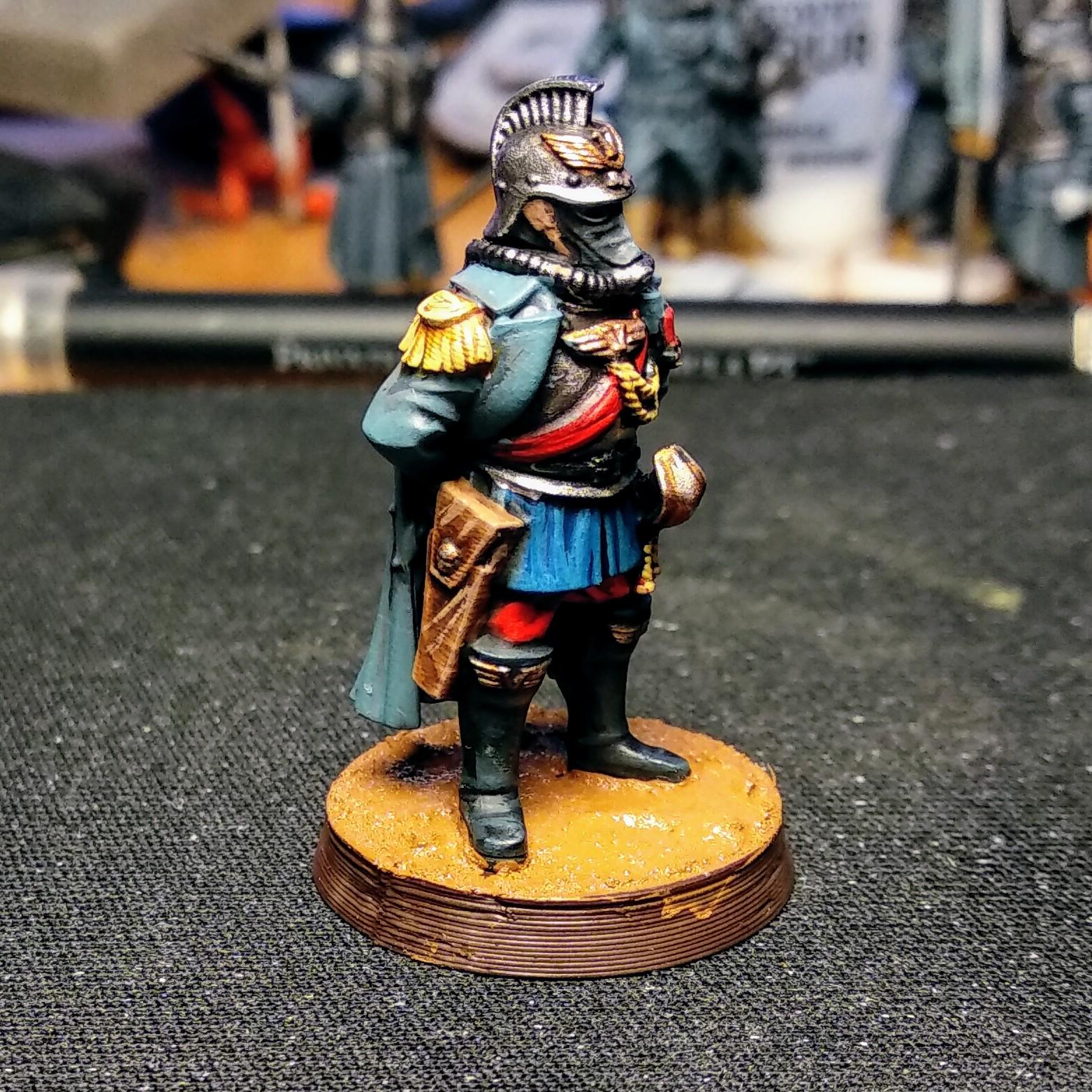 Astra Militarum, Death Korps of Krieg, General, Imperial Guard, Officer