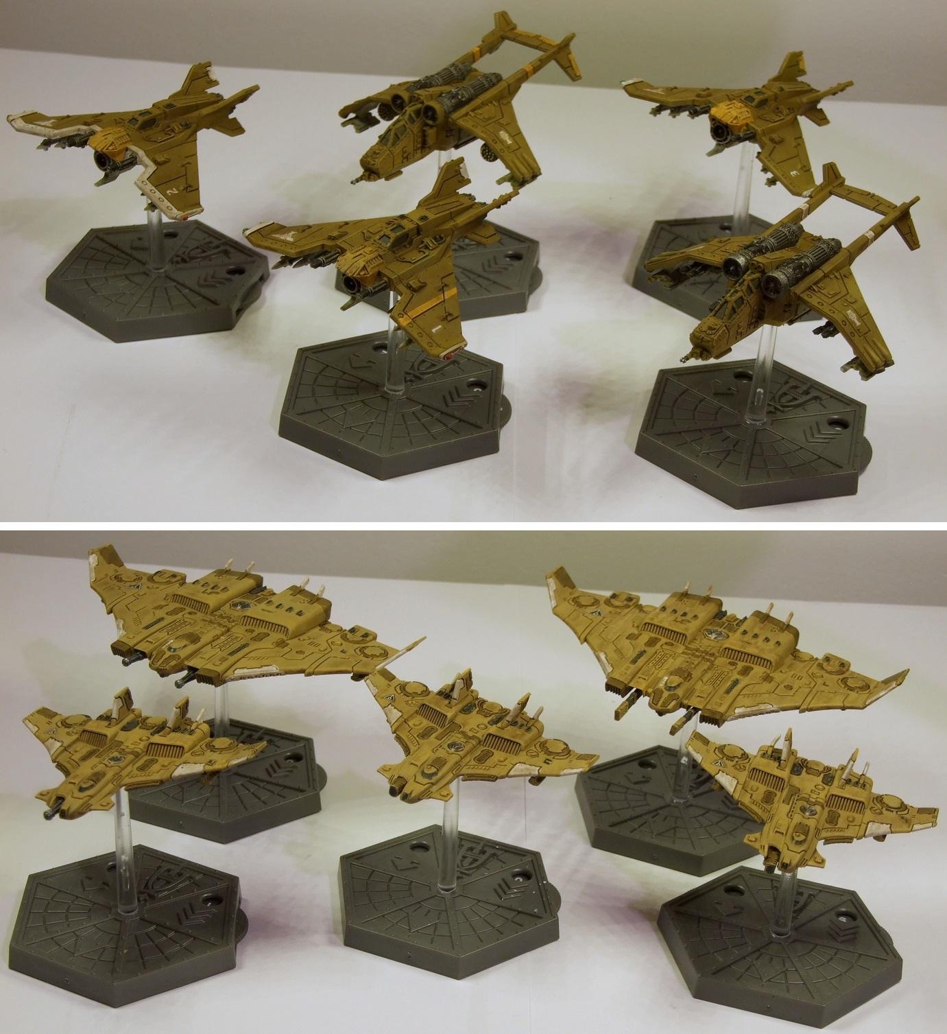 Aeronautica, Avenger, Imperial Fleet, Imperialis, Imperium, Manta, Plane, T'au, Tau, Valkyrie