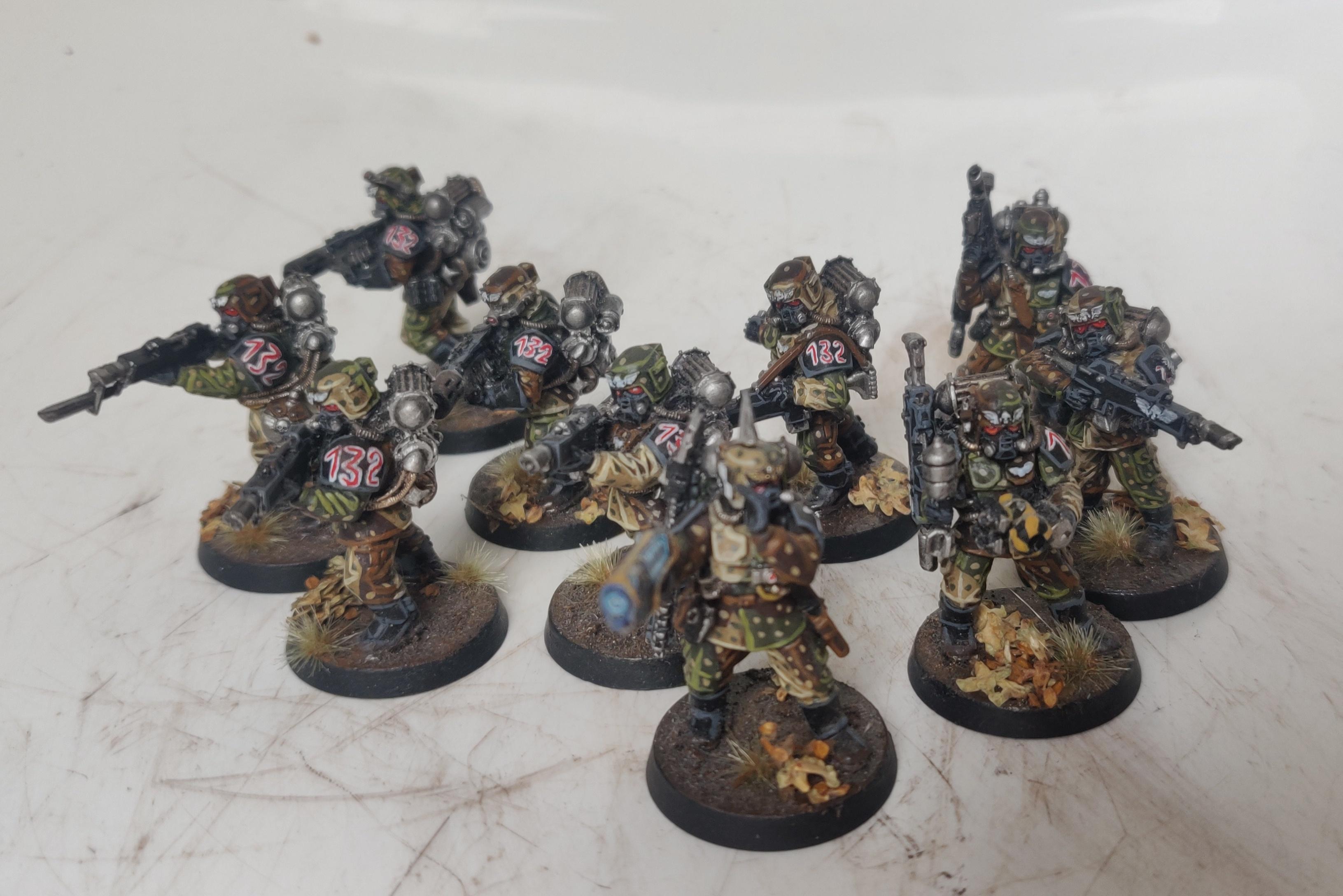 Cadians, Camoflague, Guardsmen, Imperial Guard, Mechanised Infantry, Tank, Weathered