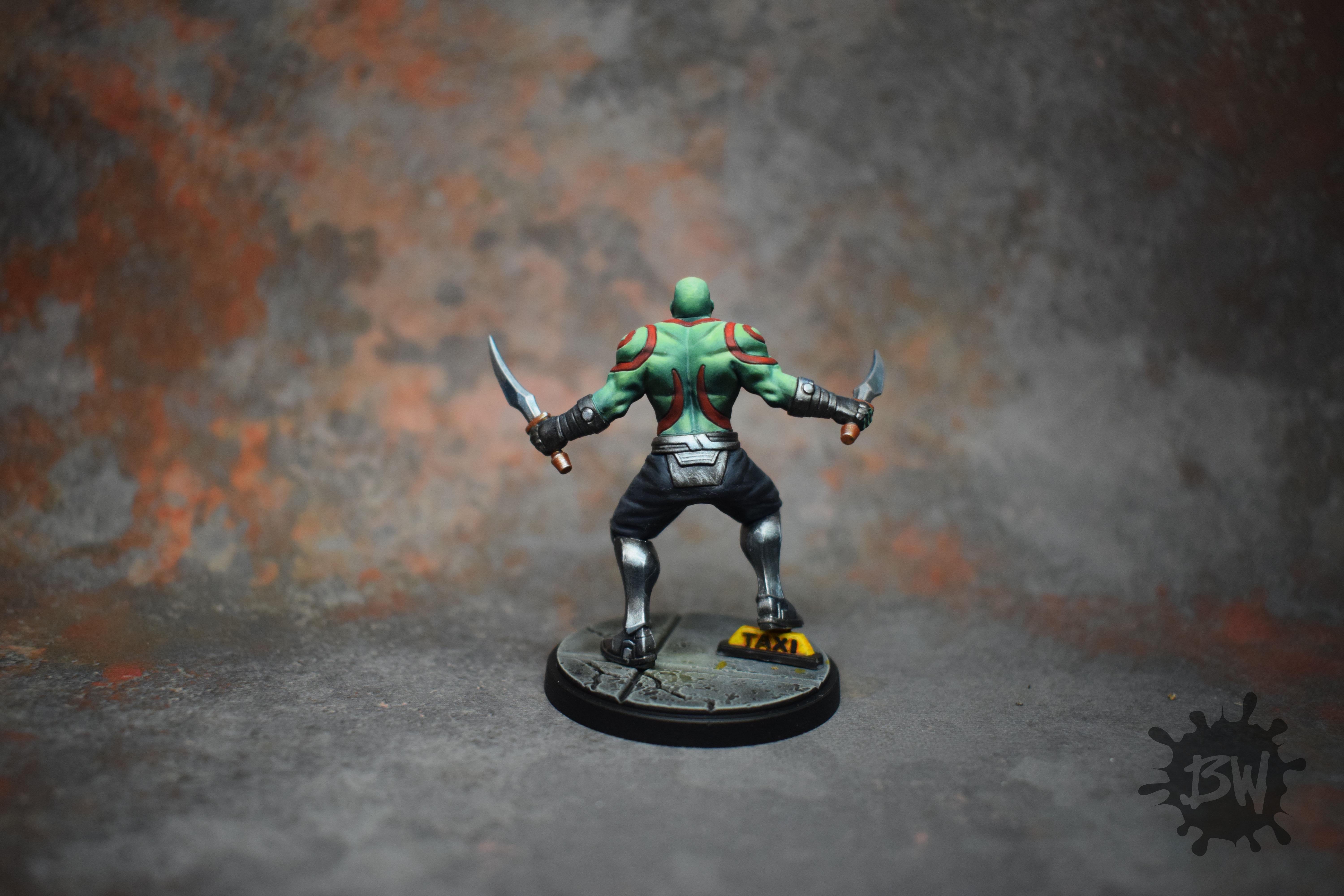 Amg, Atomic Mass Games, Bw, Drax, Marvel, Marvel Crisis Protocol