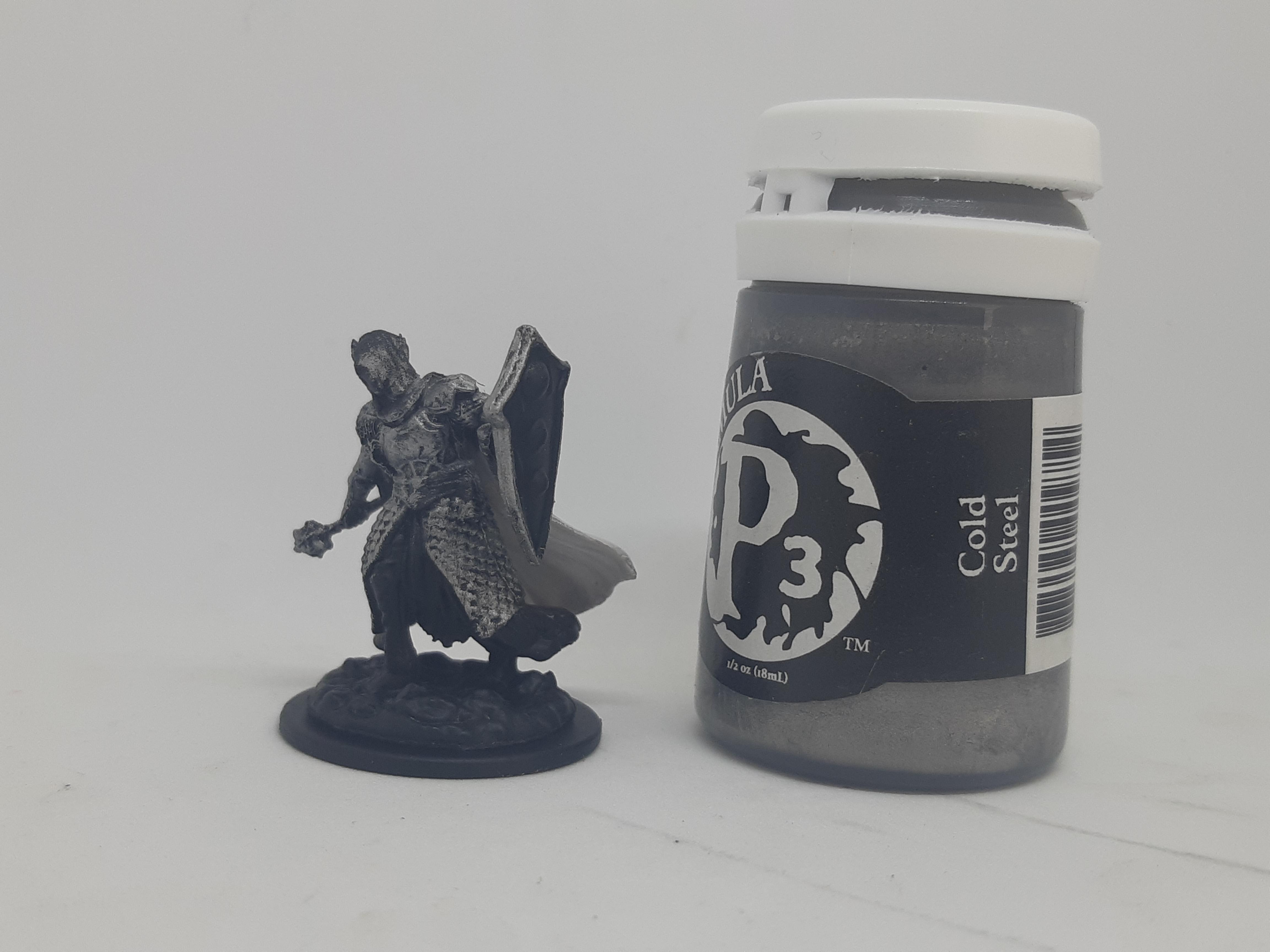 Dry brush armour with P3 Cold Steel