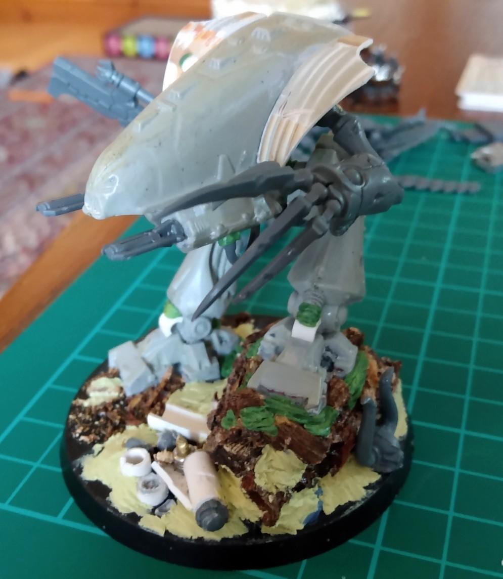 Necron Chaos Android, Oldcron Destroyer Lord, Oldcron Skorpekh