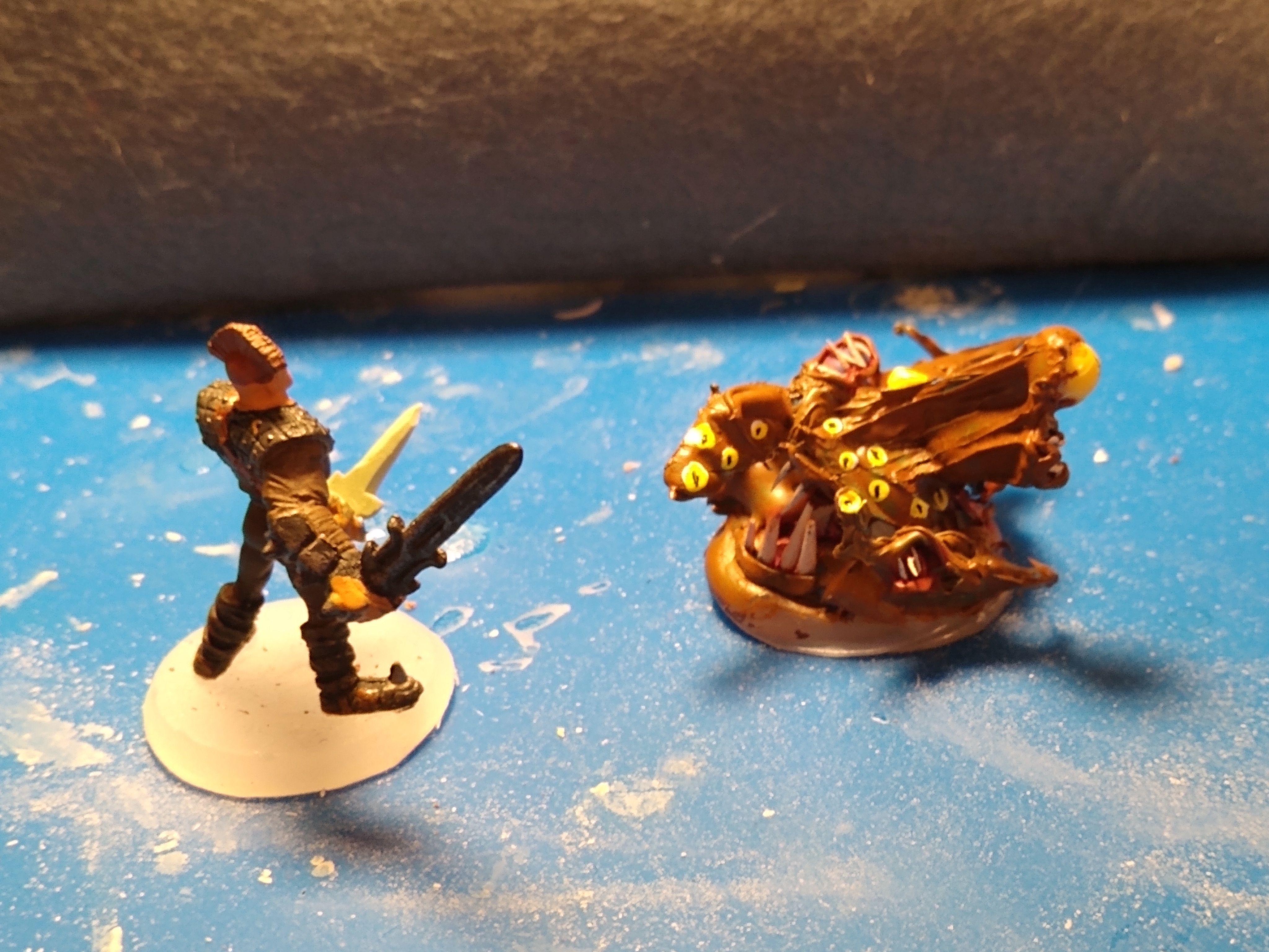 Dragon, Dungeons, Dungeons And Dragons, Gibbering, Mini, Miniature, Monster, Mouther, Sculpting