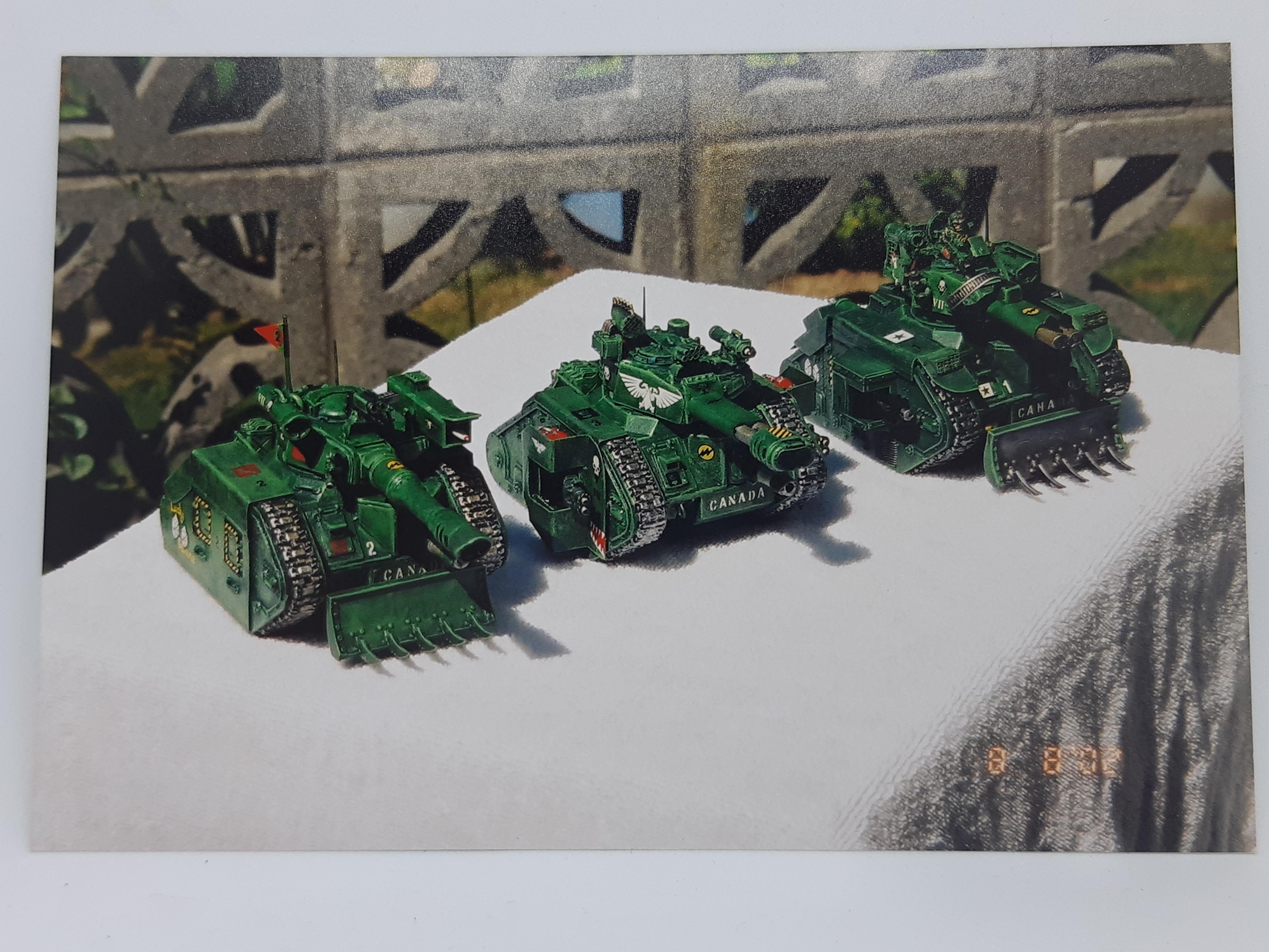 Leman Russ squadron after recovery