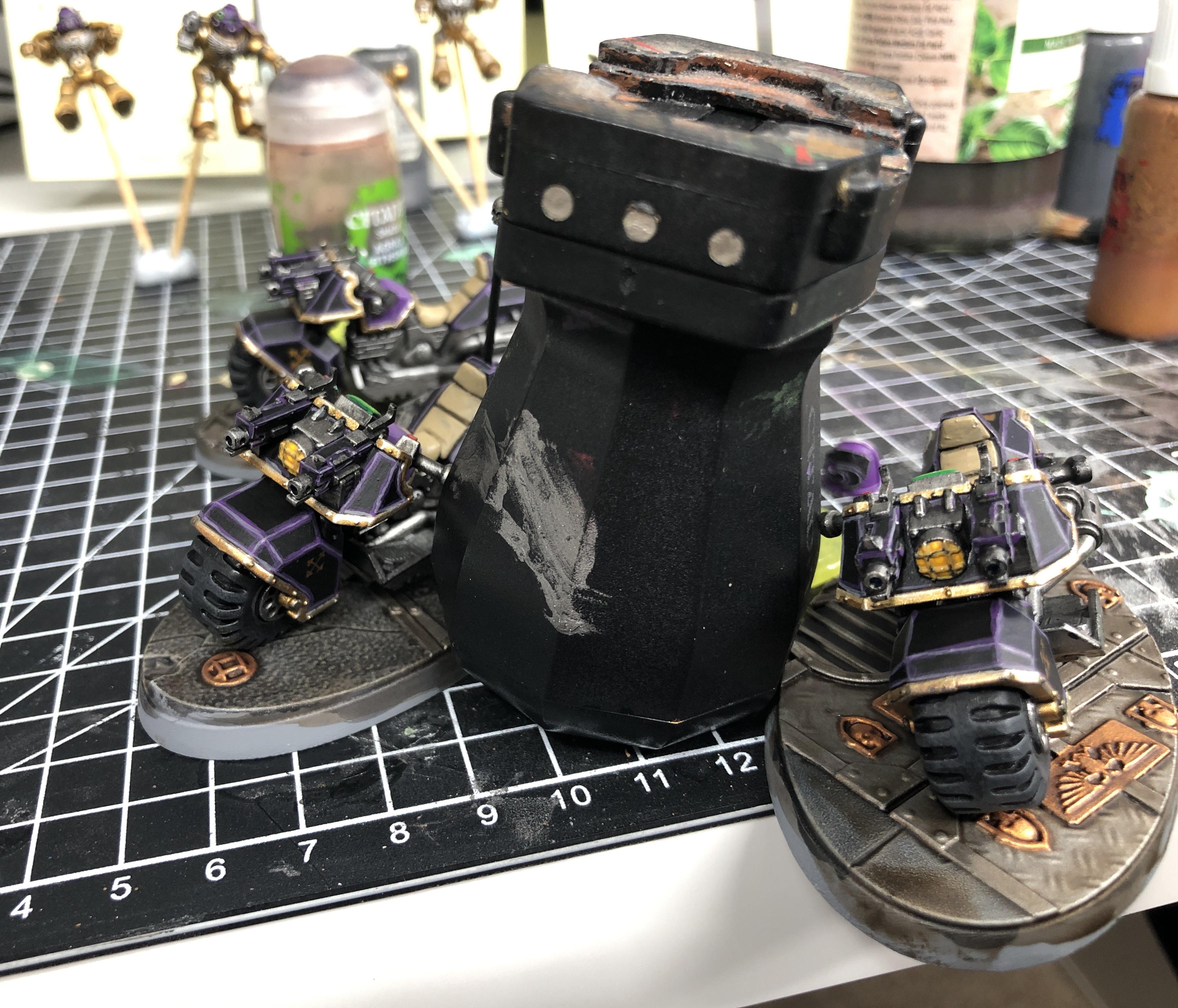 Bike, Space Marines, Void Panthers, Warhammer 40,000, Work In Progress