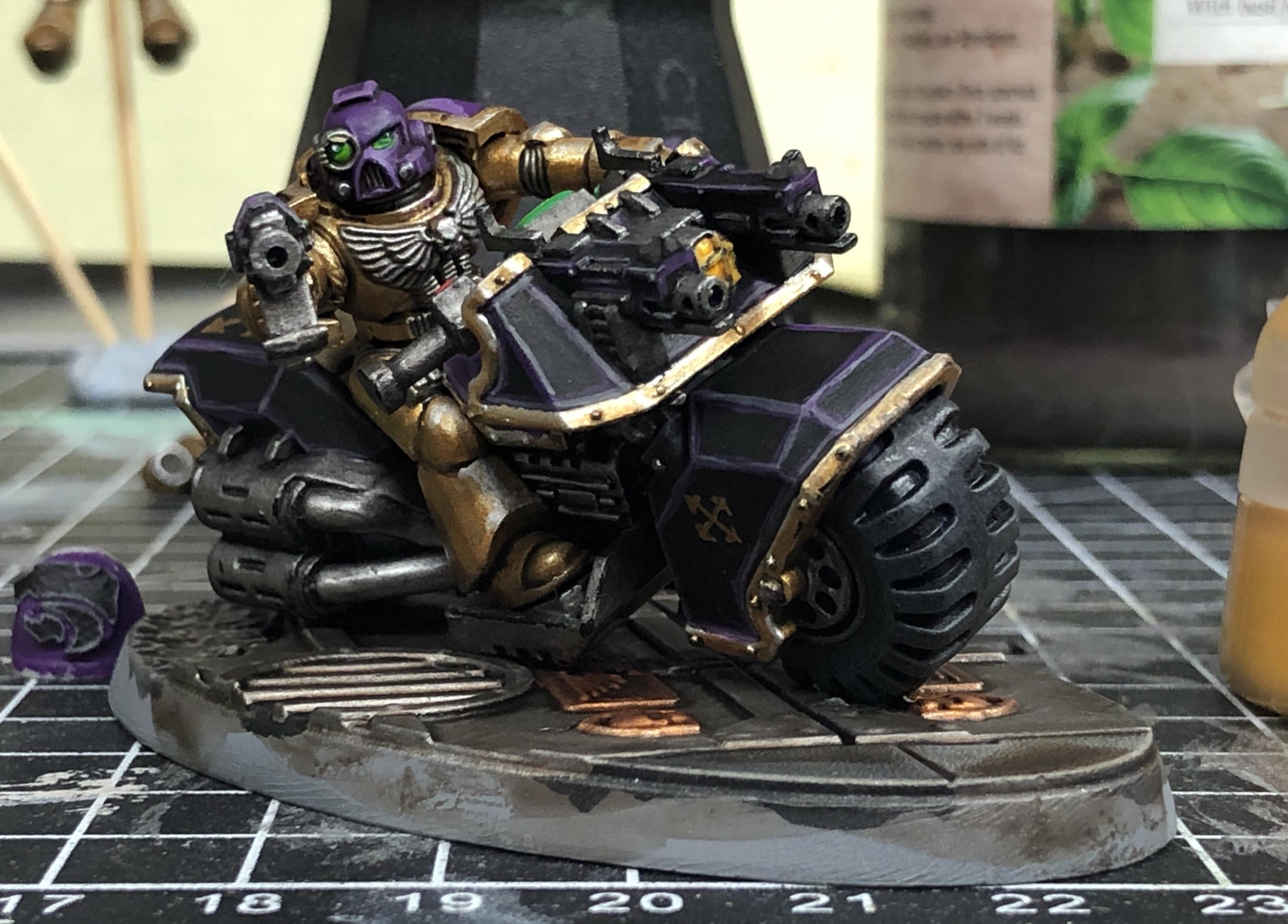 Bike, Space Marines, Void Panthers, Warhammer 40,000, Work In Progress