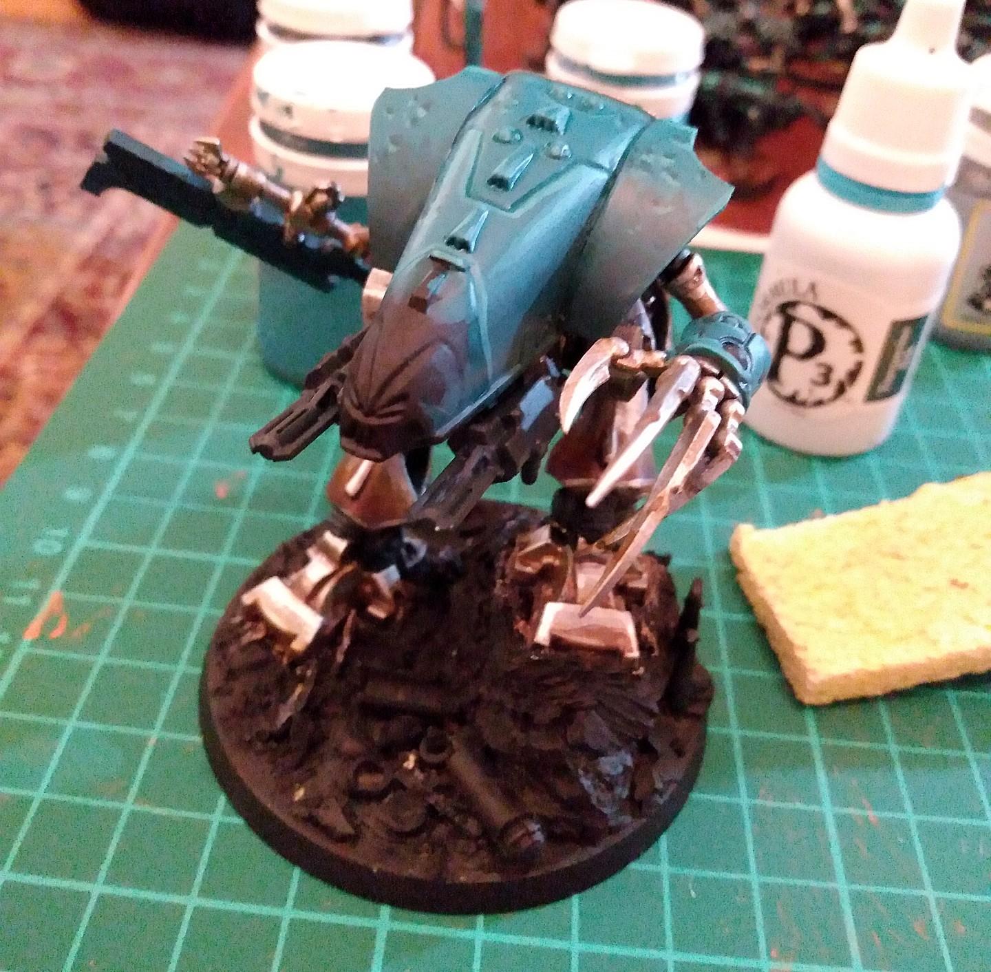 Necron Conversion, Necron Pip, Necron Wip, Scratchbuilt Skorpekh Lord