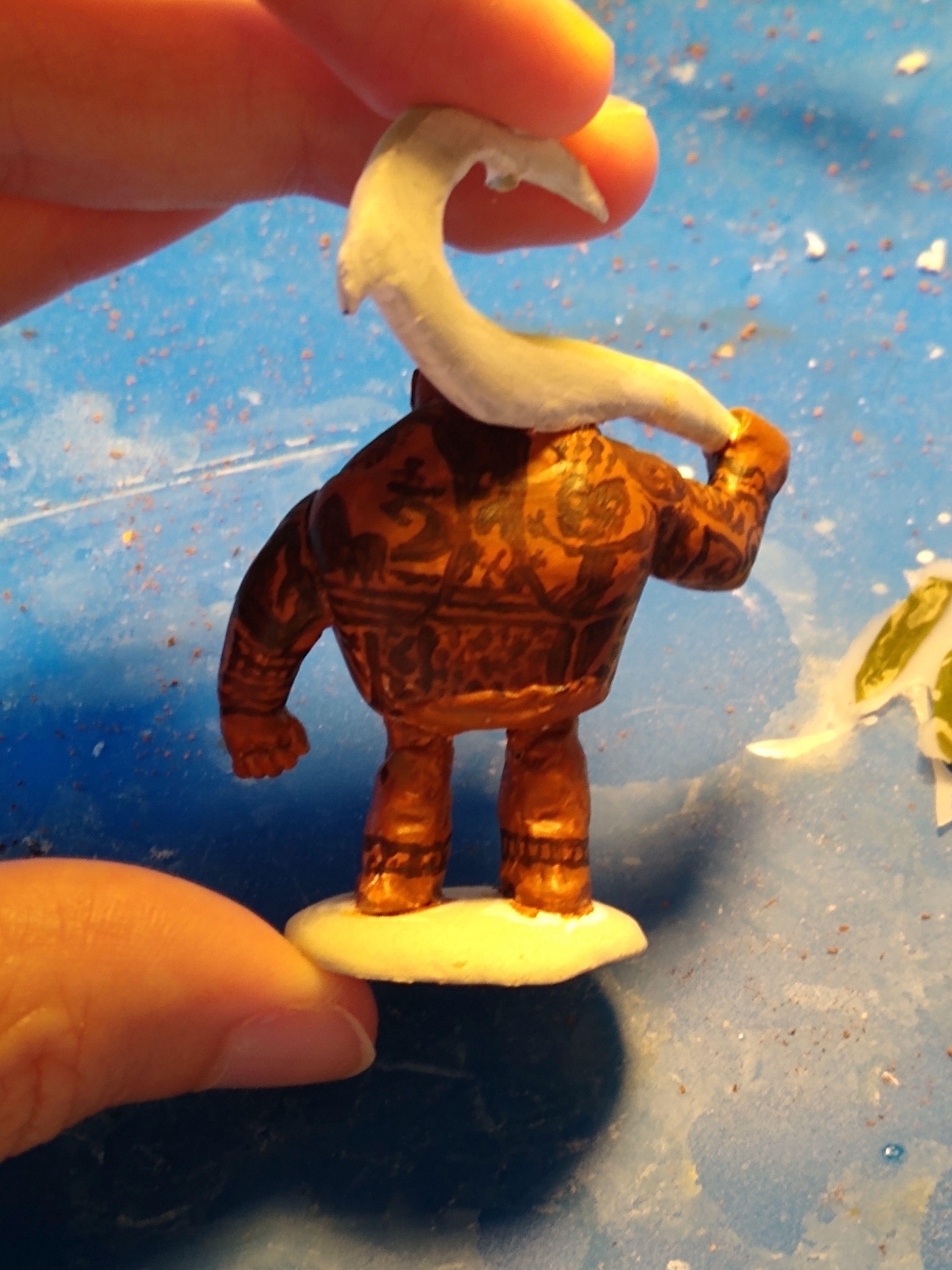 Disney, Dragon, Dungeons, Dungeons And Dragons, Maui, Mini, Miniature, Moana, Sculpting, Sculpture