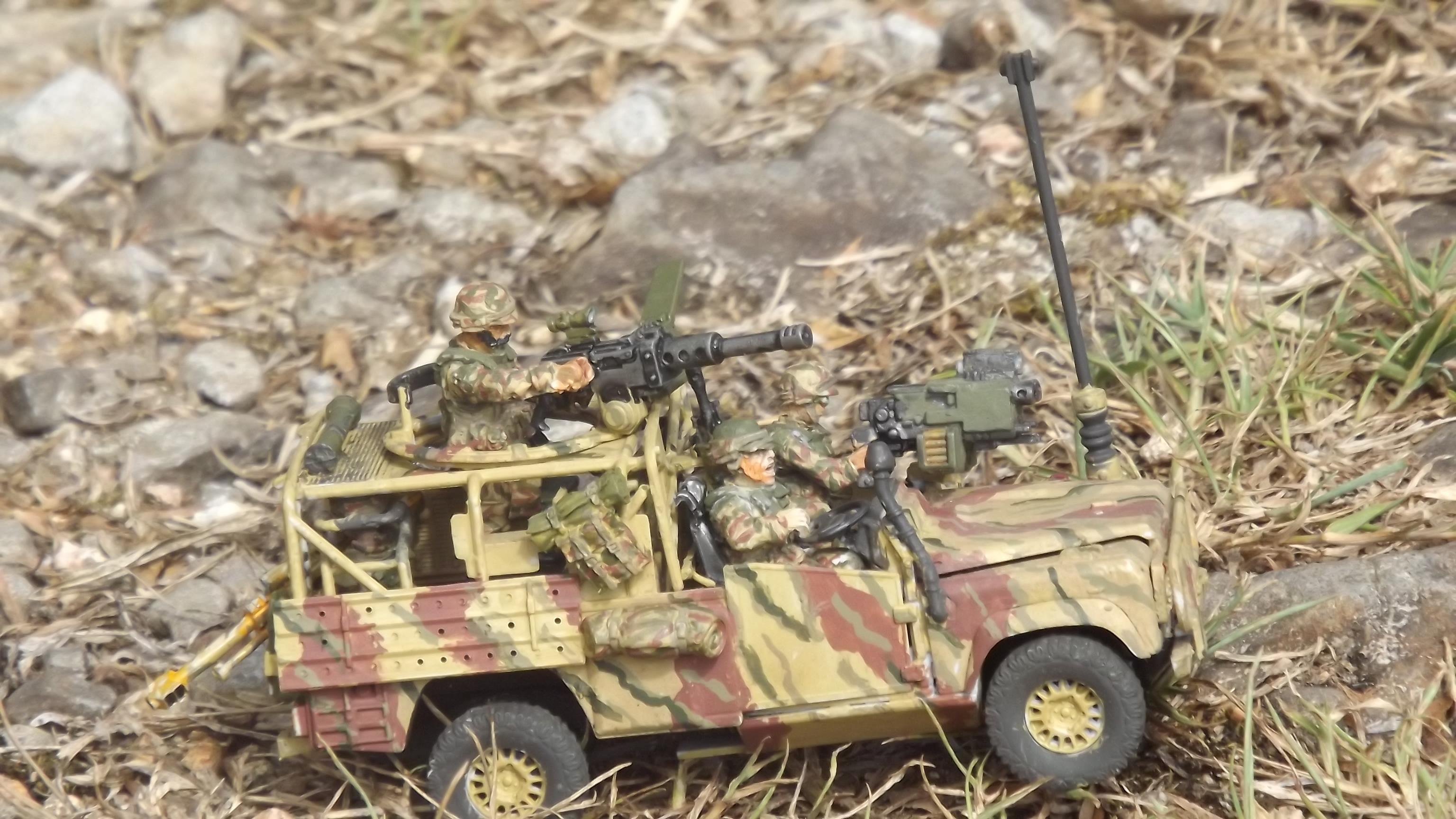1/48th Scale, Airfix, Landrover Defender, Light Vehicle, Recon, Scout Vehicle, Wmik