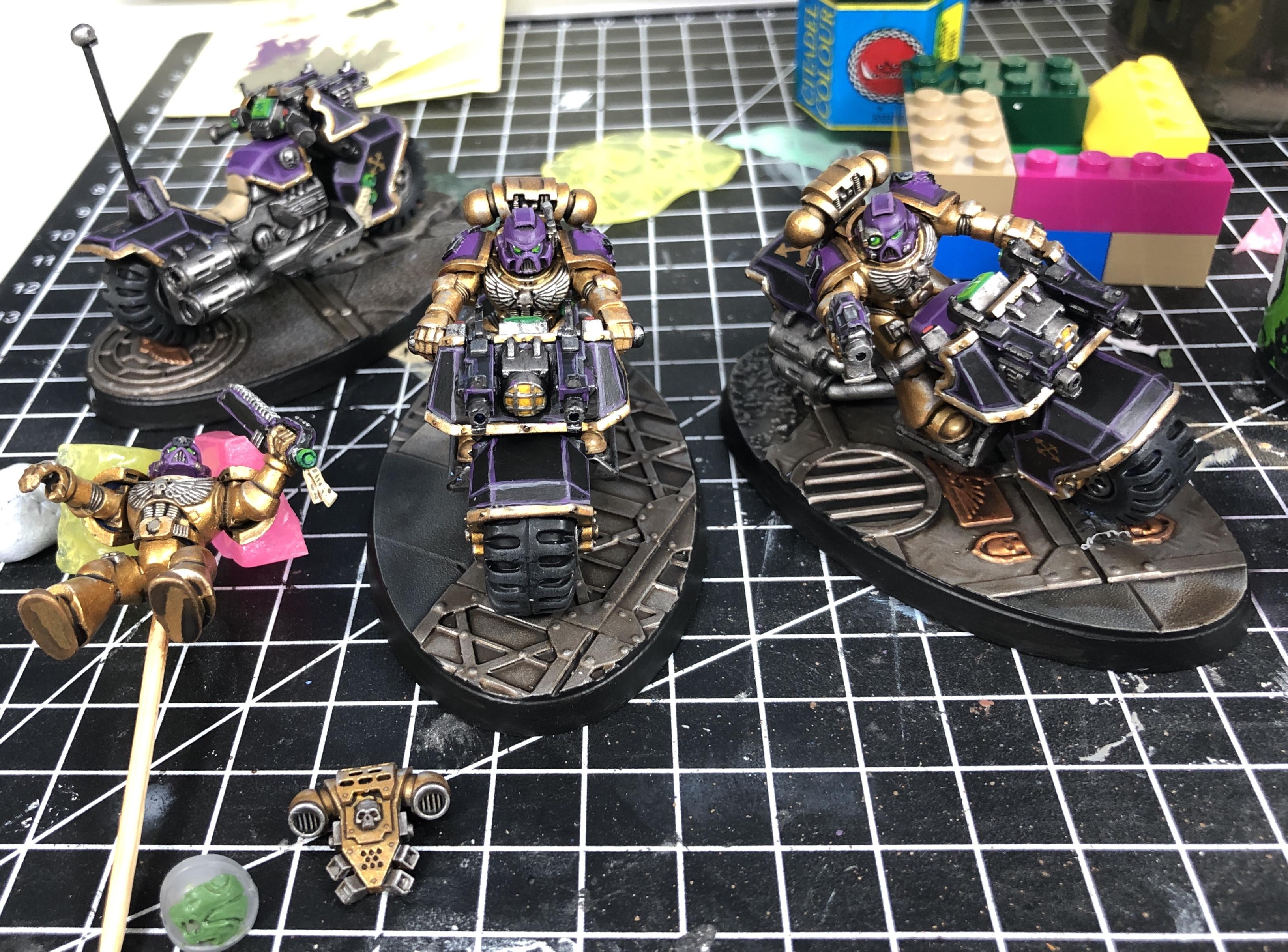 Bike, Space Marines, Void Panthers, Warhammer 40,000, Work In Progress