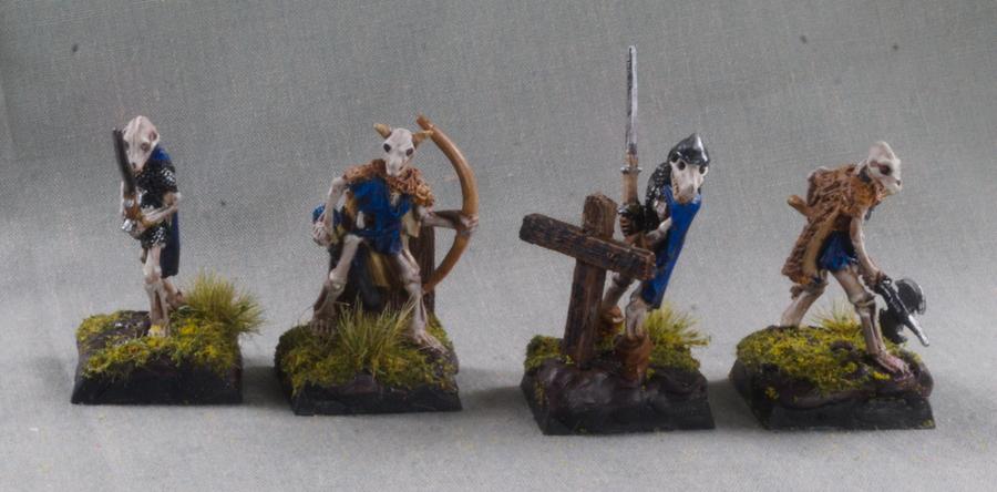 Julie Guthrie Sculpt, Ral Partha Miniatures, Skeletons, Undead, Warhammer Fantasy