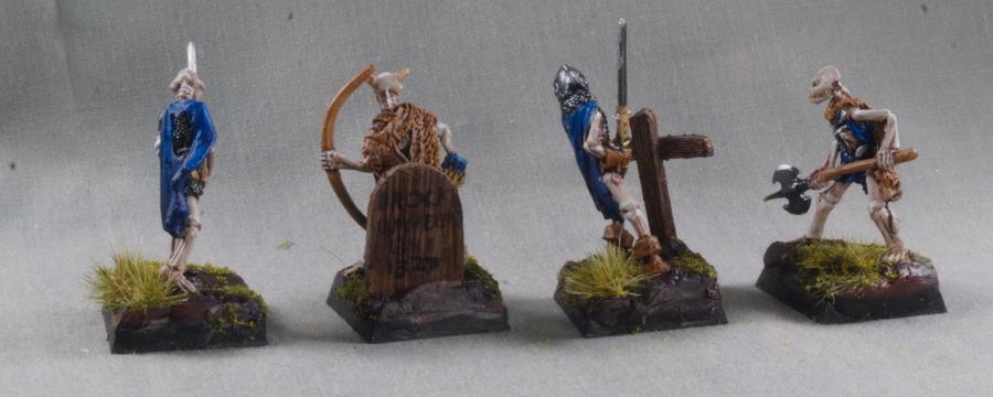 Julie Guthrie Sculpt, Ral Partha Miniatures, Skeletons, Undead, Warhammer Fantasy