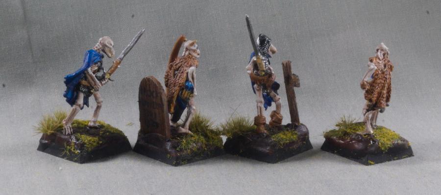 Julie Guthrie Sculpt, Ral Partha Miniatures, Skeletons, Undead, Warhammer Fantasy