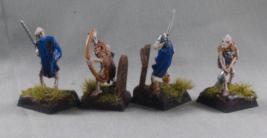 Julie Guthrie Sculpt, Ral Partha Miniatures, Skeletons, Undead, Warhammer Fantasy