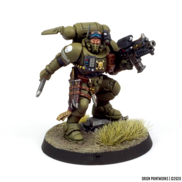 Lieutenant in Phobos Armor