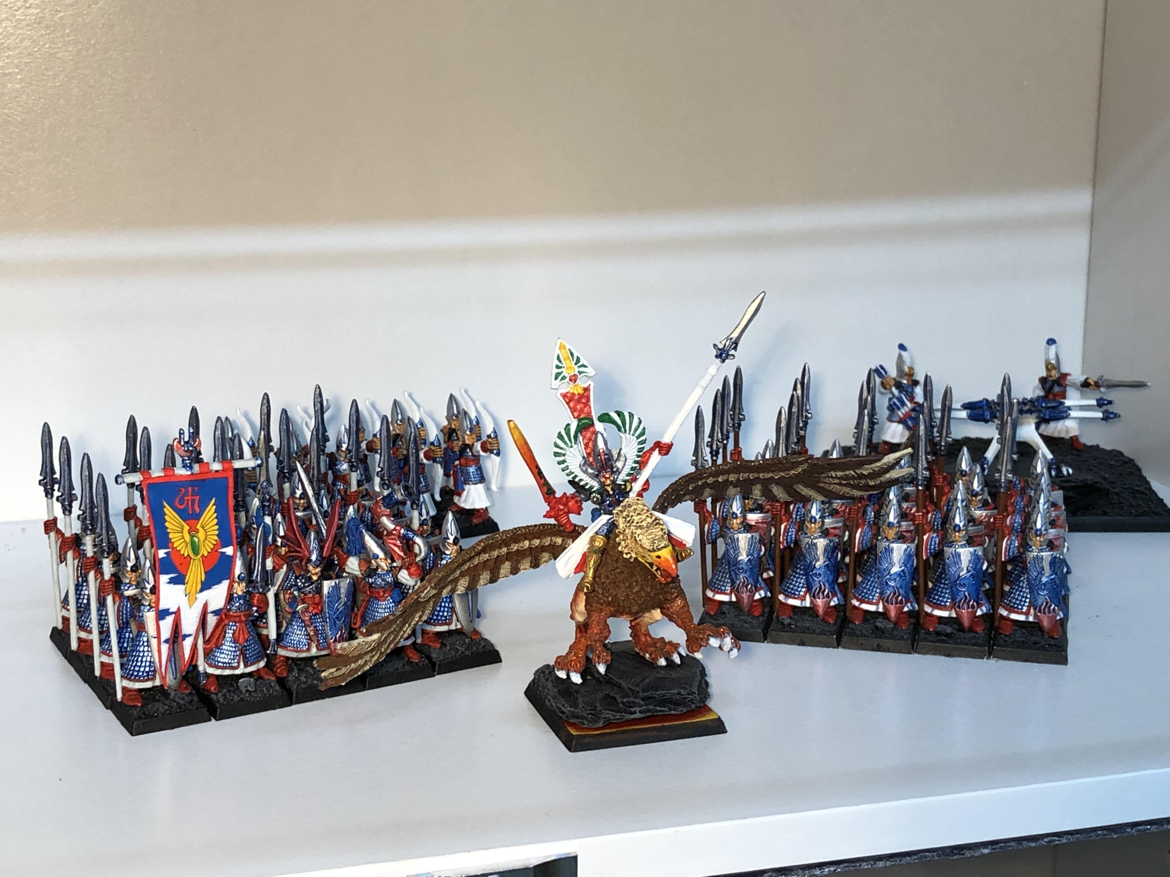 5th Edition, Archers, Boxset, Chanpion, Command Group, Eltharion, High Elf Spearmen, High Elves, Musician, Repeater Bolt Thrower, Standard Bearer, Stormwing, Warhammer Fantasy, Warhammer Fantasy Battle; 4th Edition