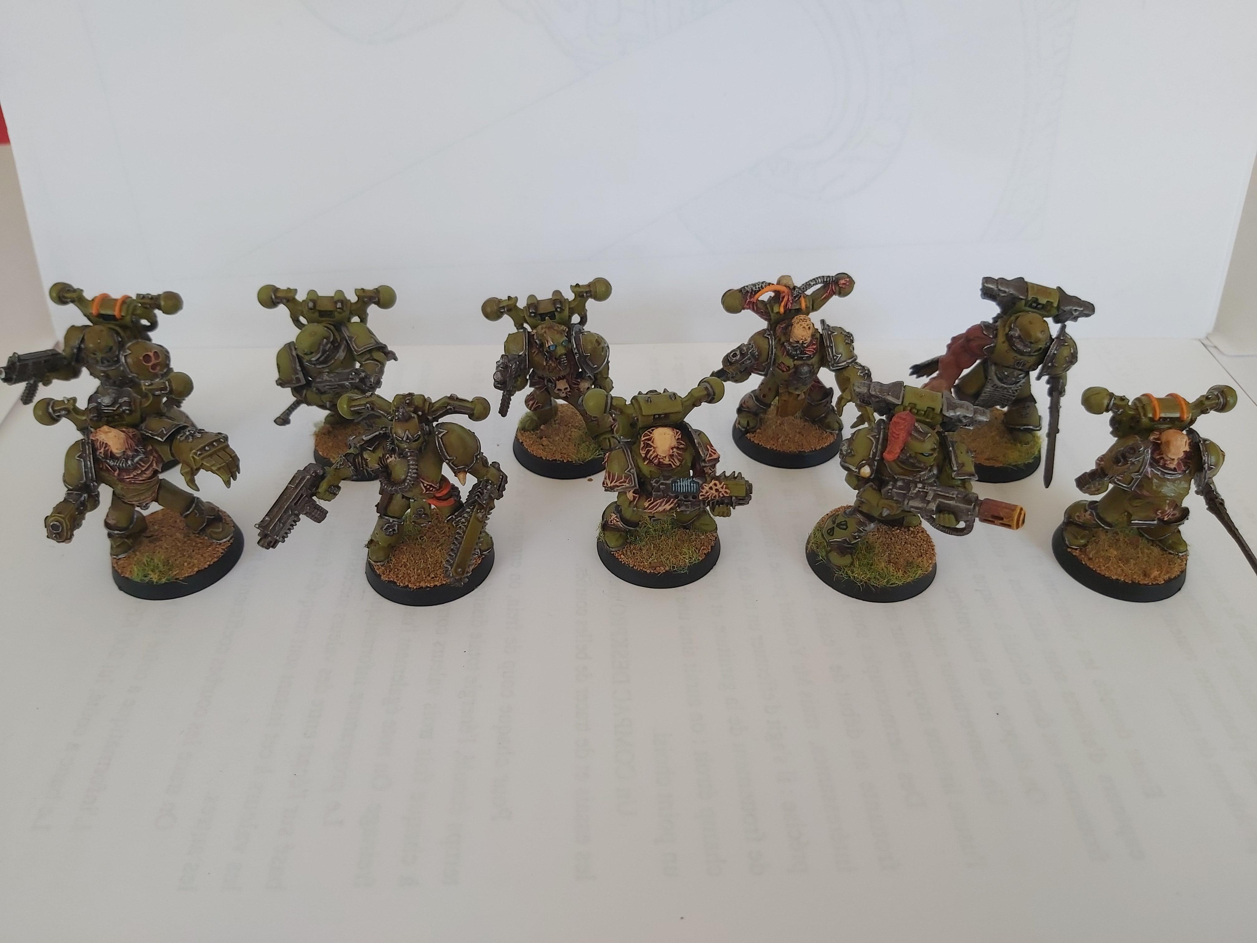 Chaos Space Marines, Death Guard, Nurgle, Plague Marines