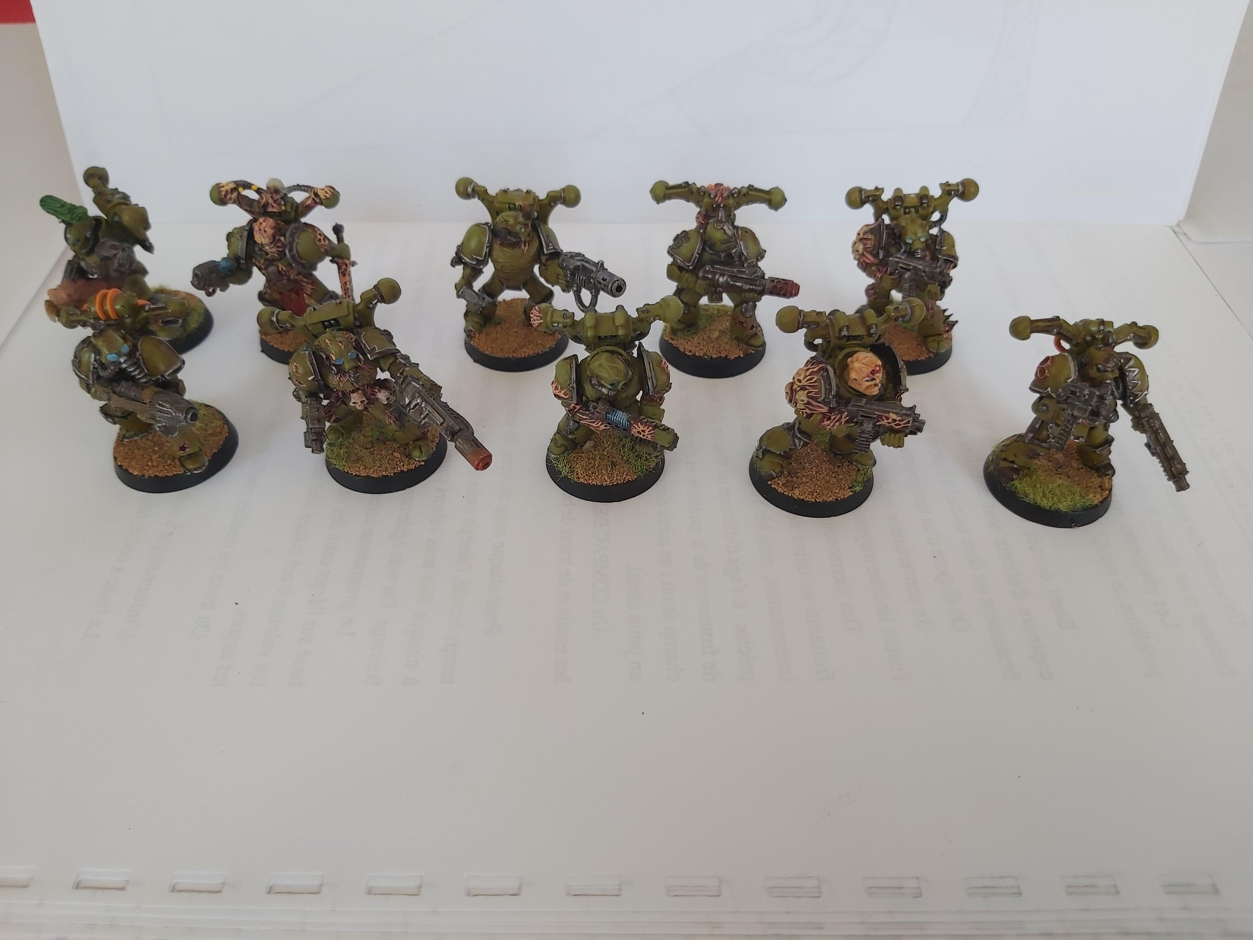 Chaos Space Marines, Death Guard, Nurgle, Plague Marines