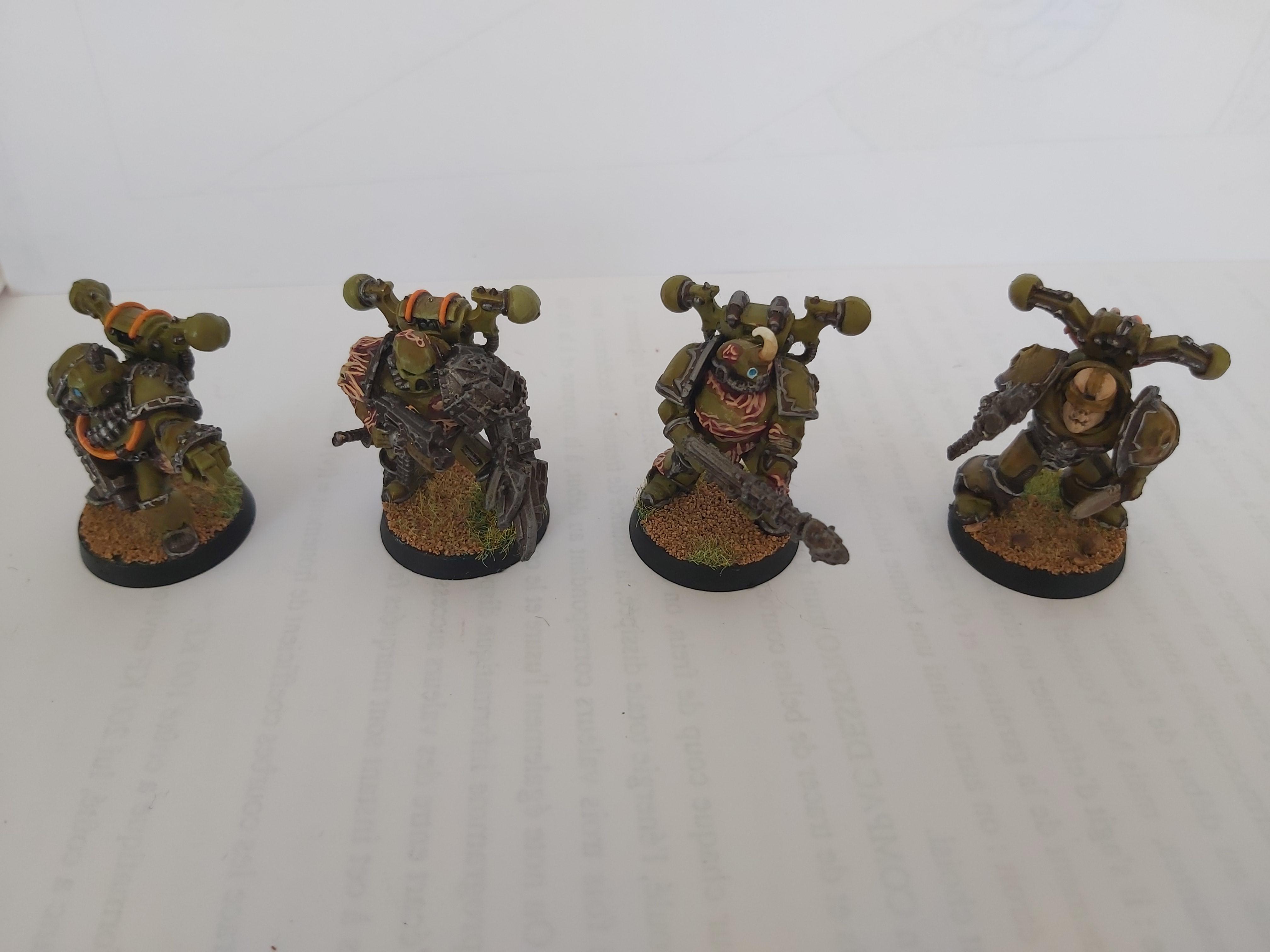 Chaos Space Marines, Death Guard, Nurgle, Plague Marines