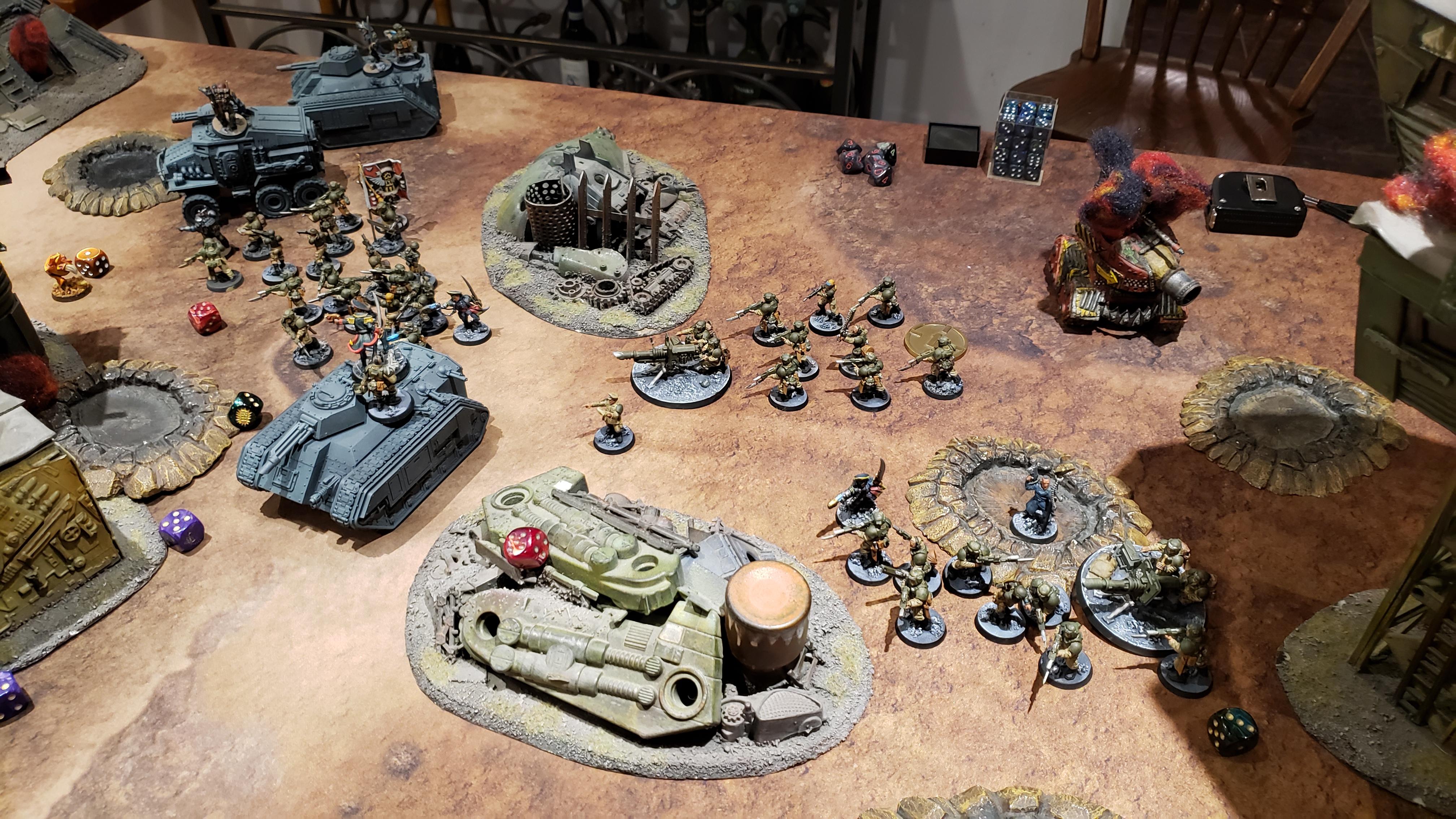 Admech, Astra Militarum, Battle Report, Warhammer 40,000