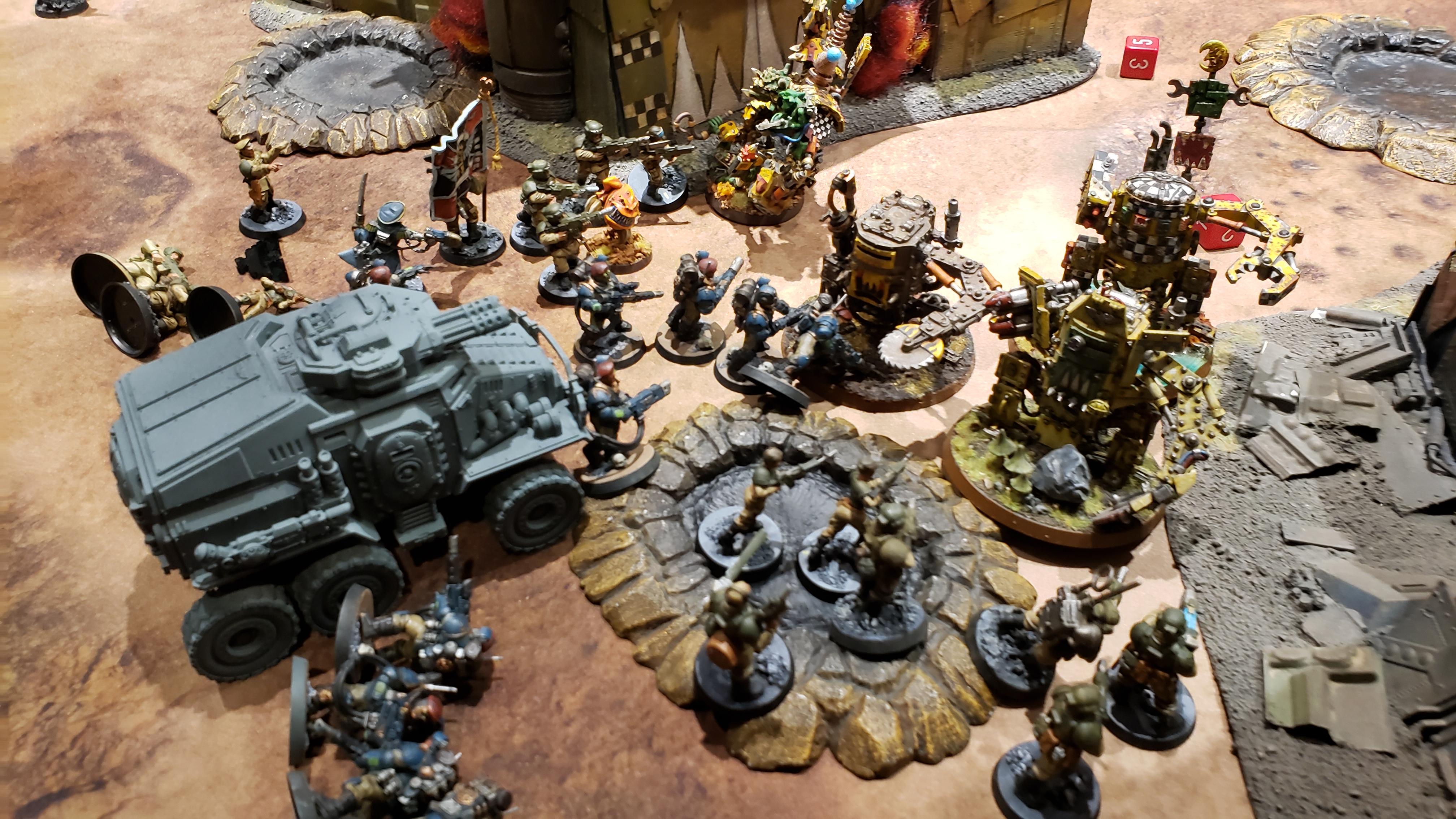 Admech, Astra Militarum, Battle Report, Warhammer 40,000