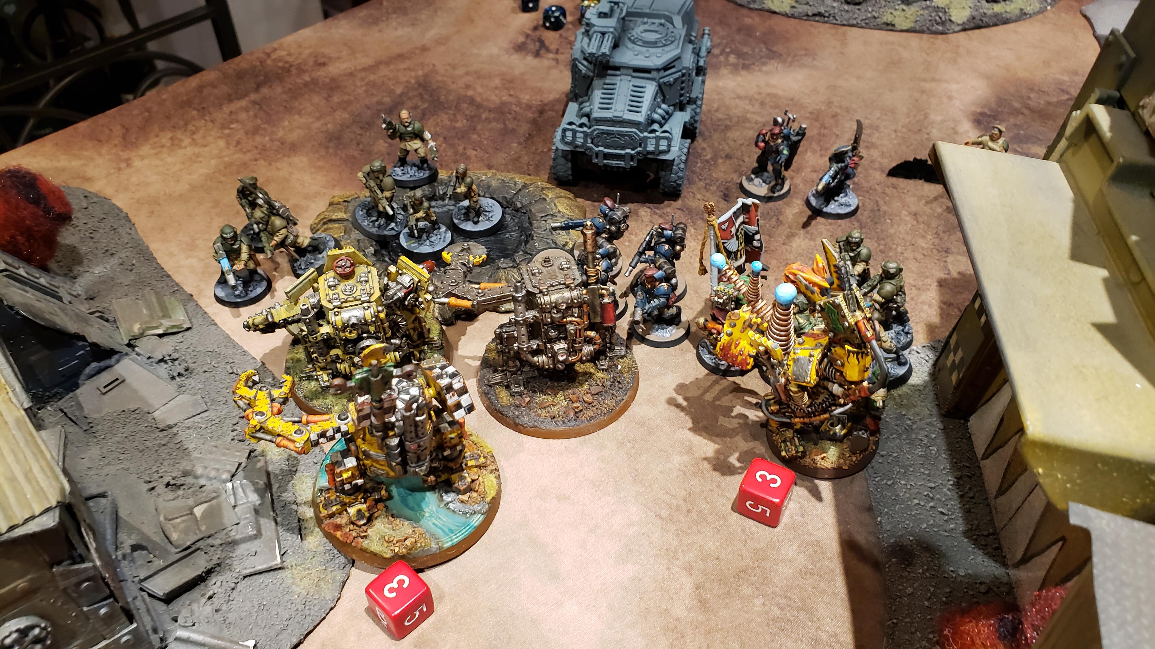 Admech, Astra Militarum, Battle Report, Warhammer 40,000