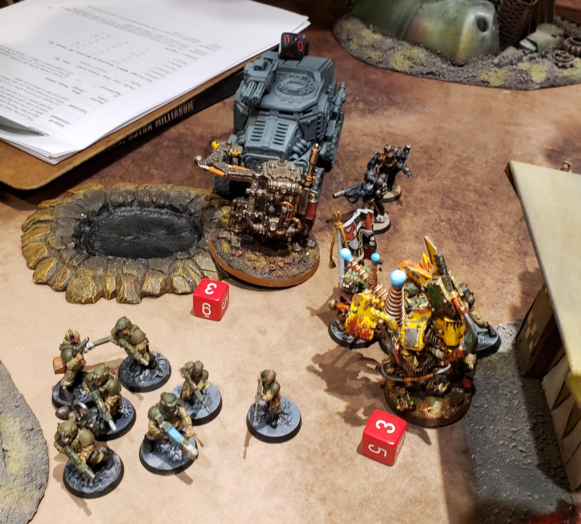 Admech, Astra Militarum, Battle Report, Warhammer 40,000