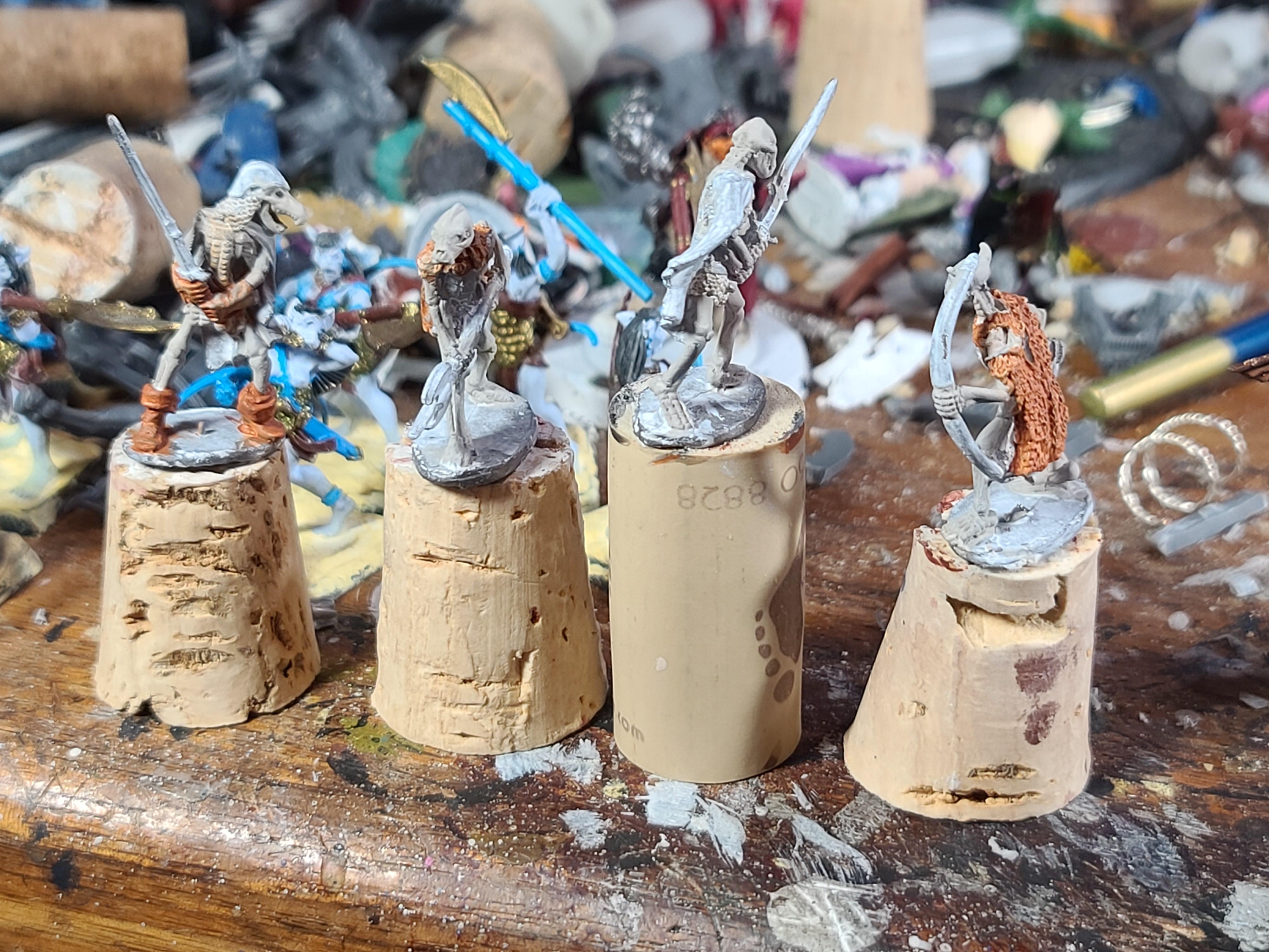 Dakka Painting Challenge 2020, Julie Guthrie, Ral Partha Miniatures, Skeletons