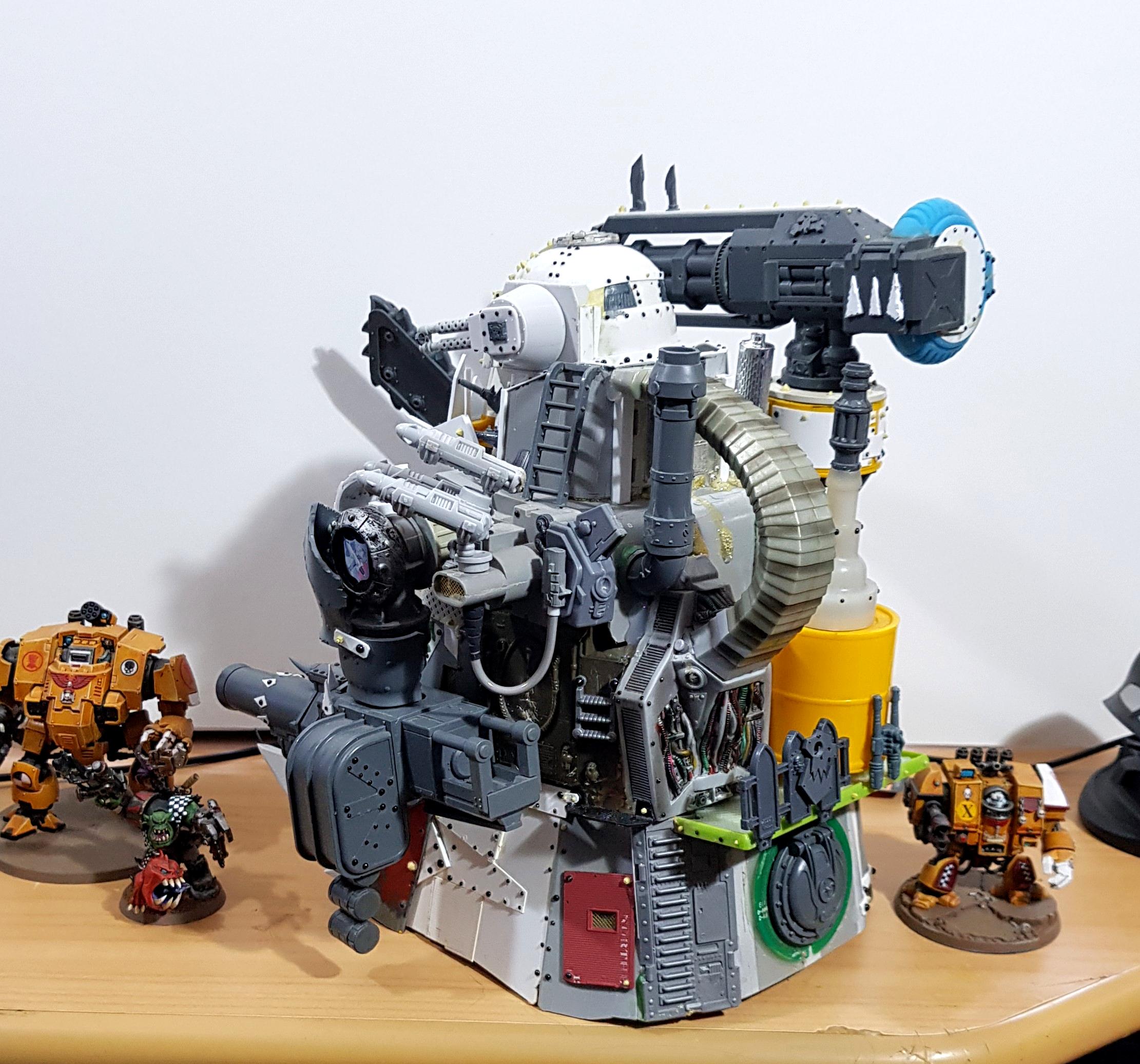 Kitbash, Orks, Stompa rear bare