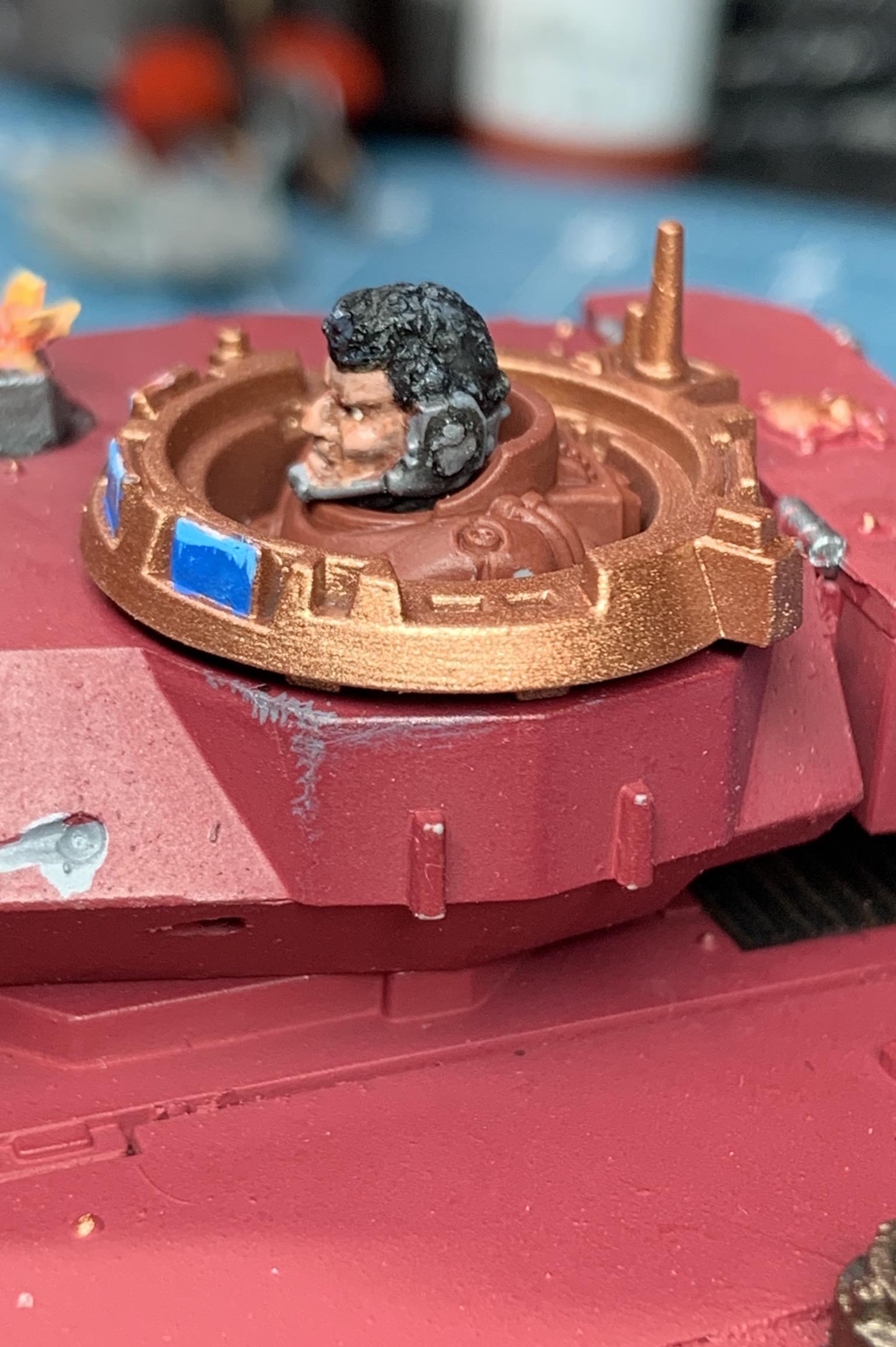 Painted Elvis head