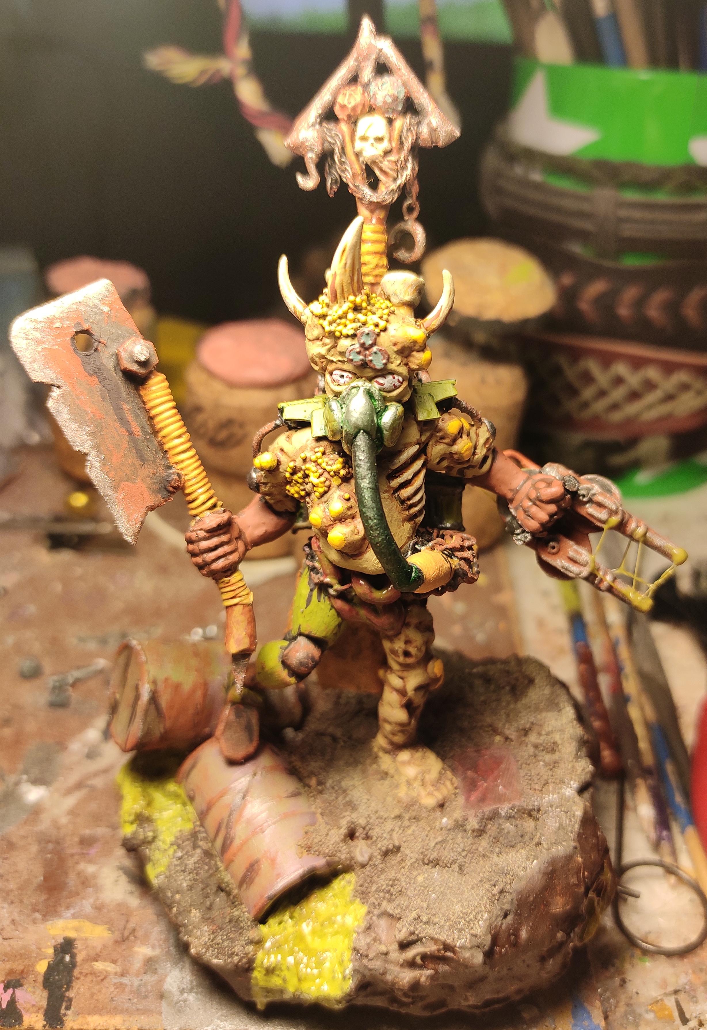 Banner, Barrels, Blight, Chaos, Chaos Space Marines, Cleaver, Conversion, Daemon Prince, Death Guard, Decay, Disease, Gas Mask, Greenstuff, Guts, Heresy, Heretic Astartes, Infantry, Nurgle, Pestilence, Plague, Plague Marines, Plasticard, Pollution, Respirator, Rot, Rust, Scratch Build, Tehnolog, Traitor Legions, Warhammer 40,000