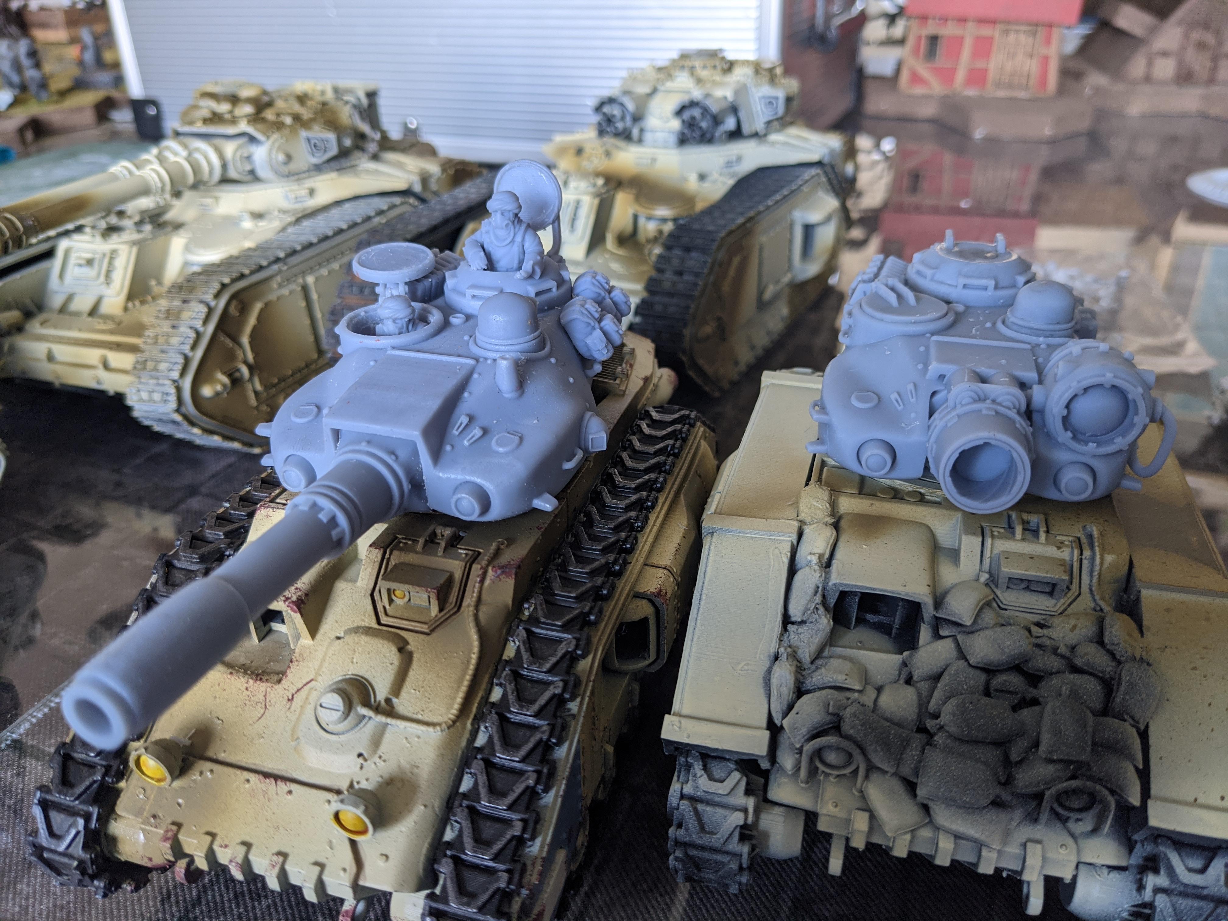 New Caiman turrets