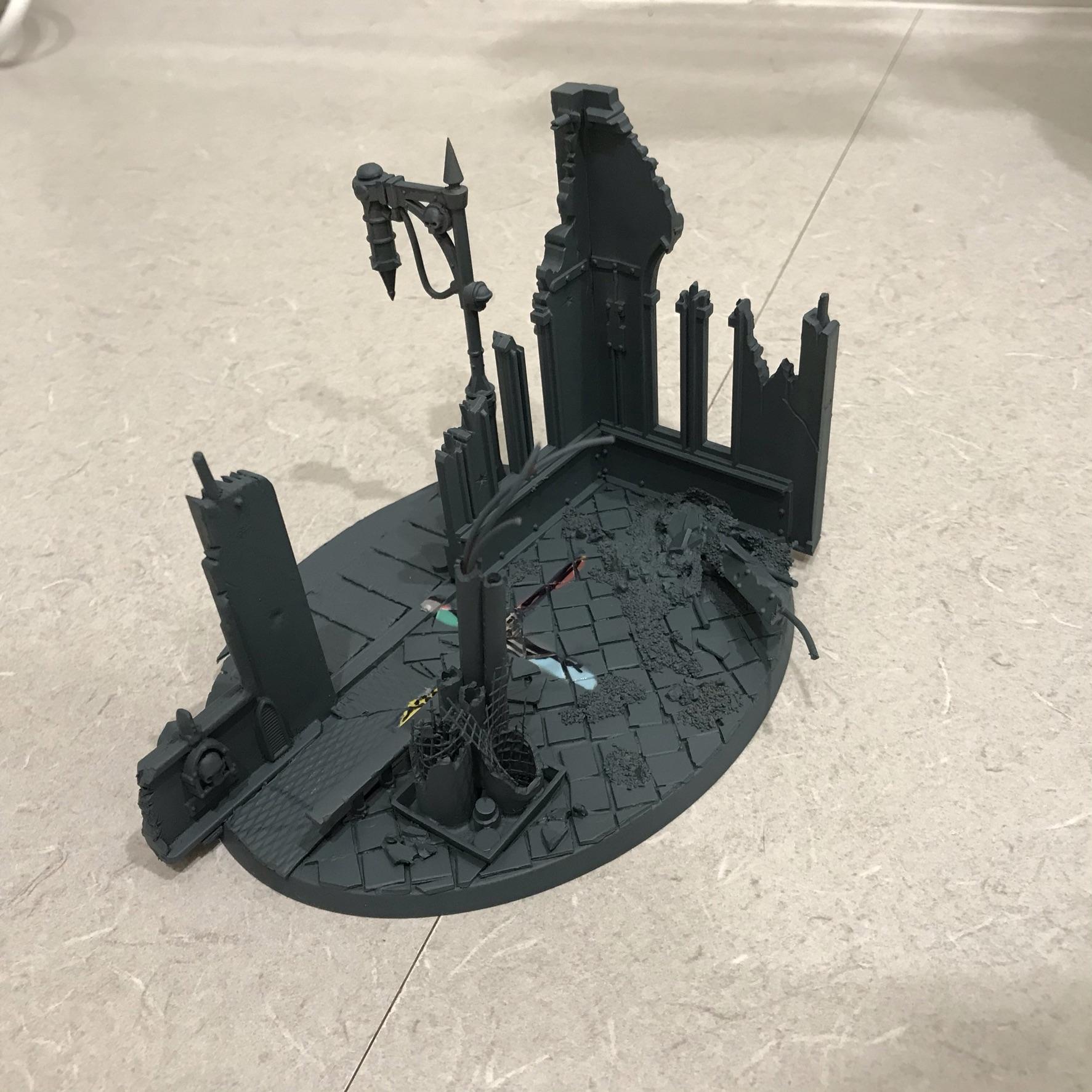 Base, Heldrake, Iron Warriors, Work In Progress