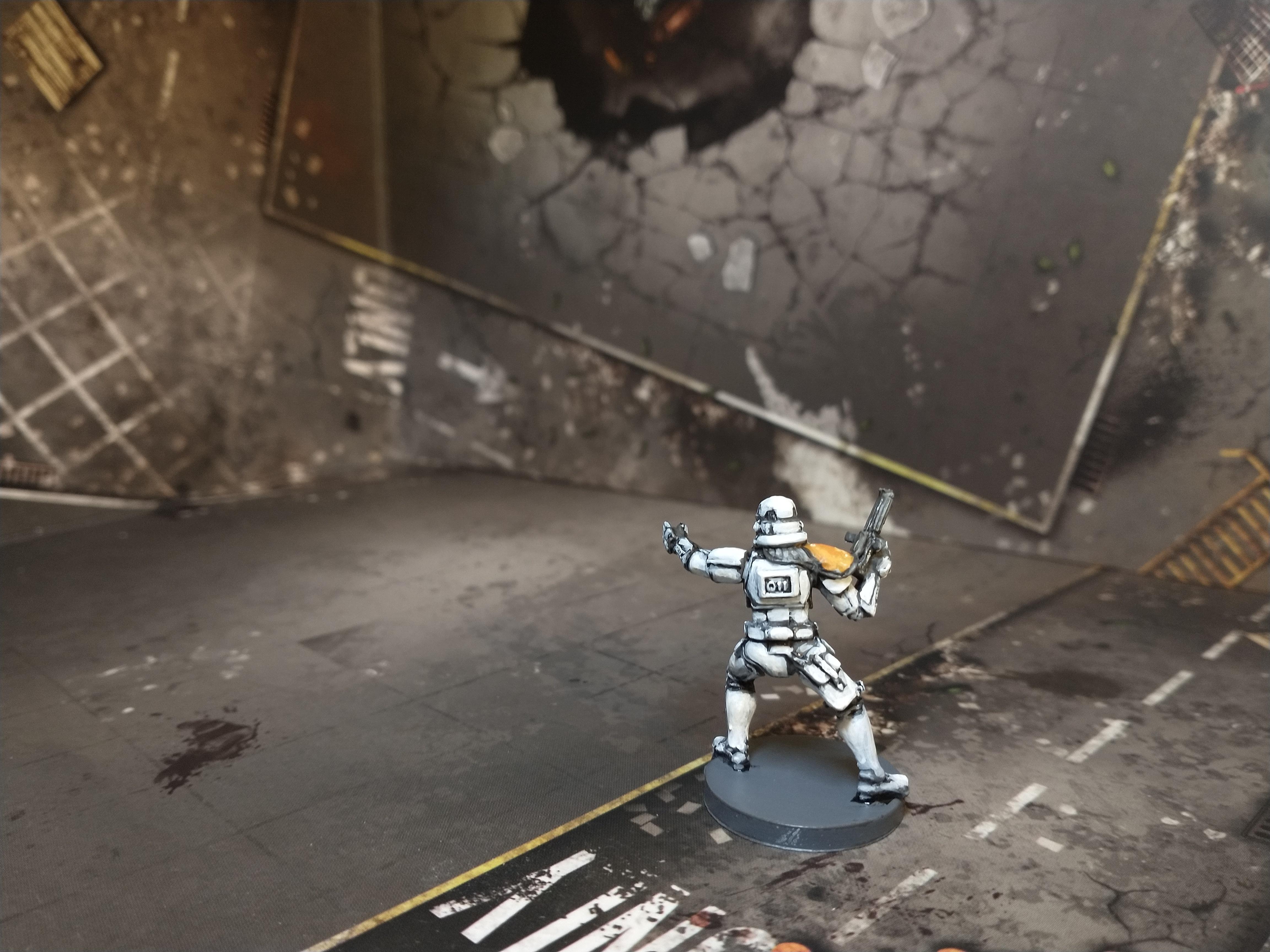 Star Wars, Stormtrooper Sergeant Kayn rear