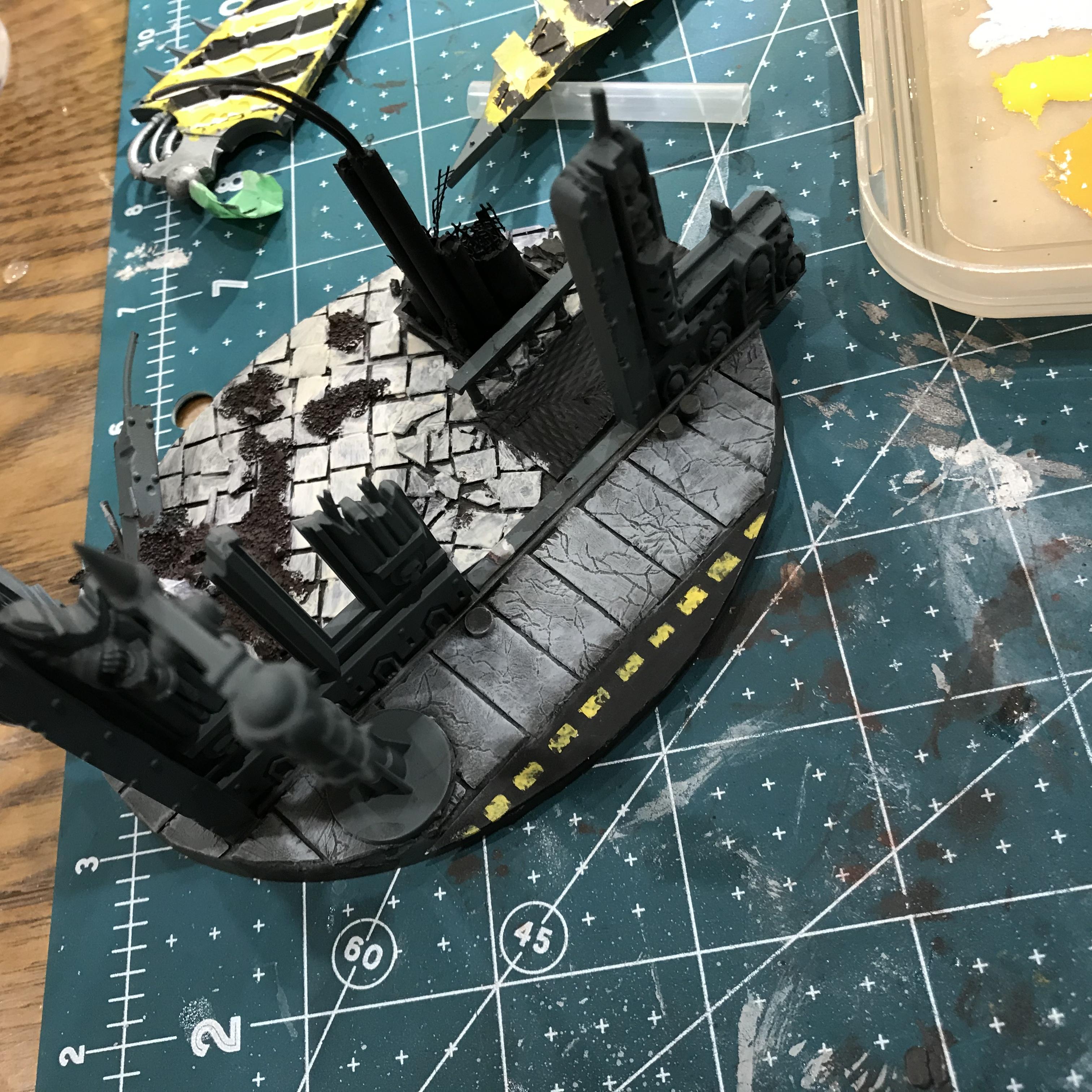 Base, Heldrake, Iron Warriors, Work In Progress