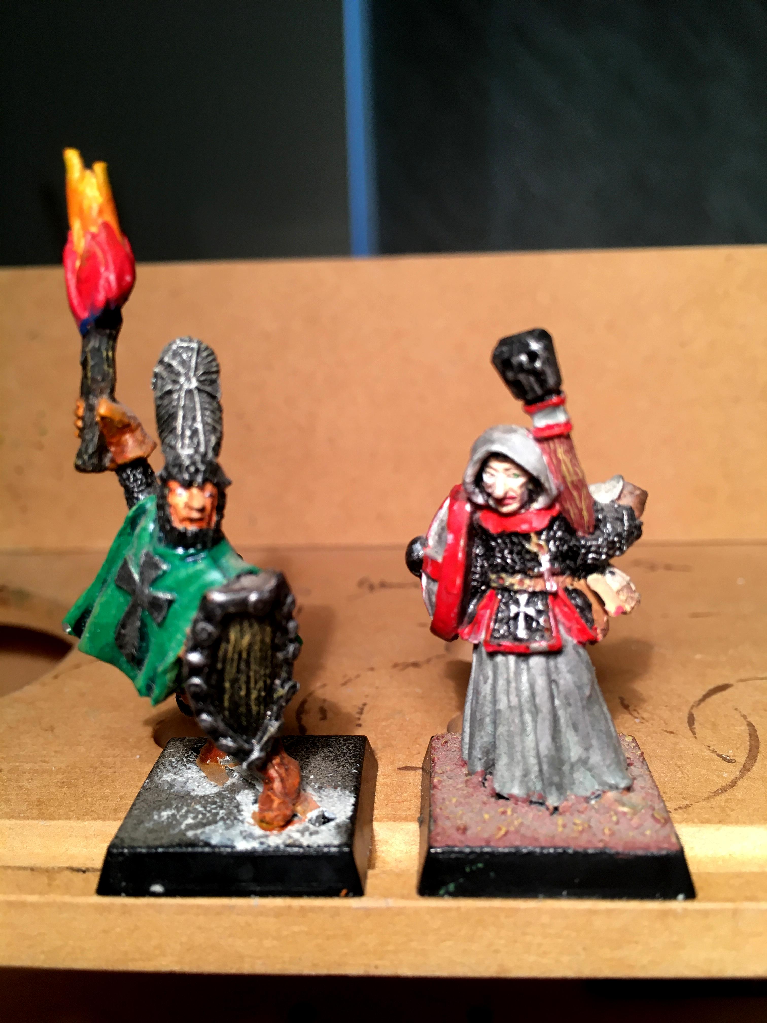 Adventurer, Cleric, Clerics, front