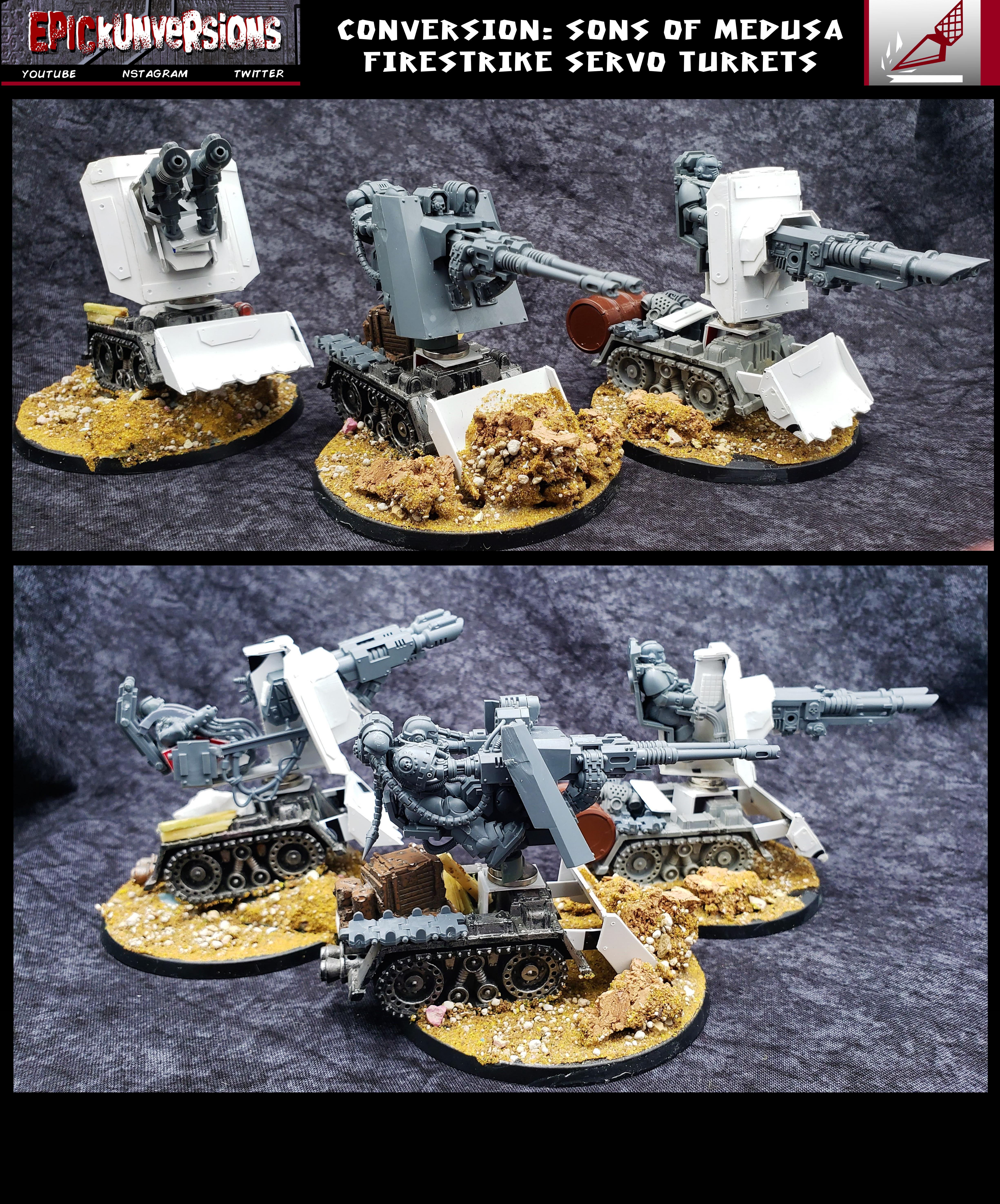 Conversion, Firestrike Servo Turret, Space Marines, Turret