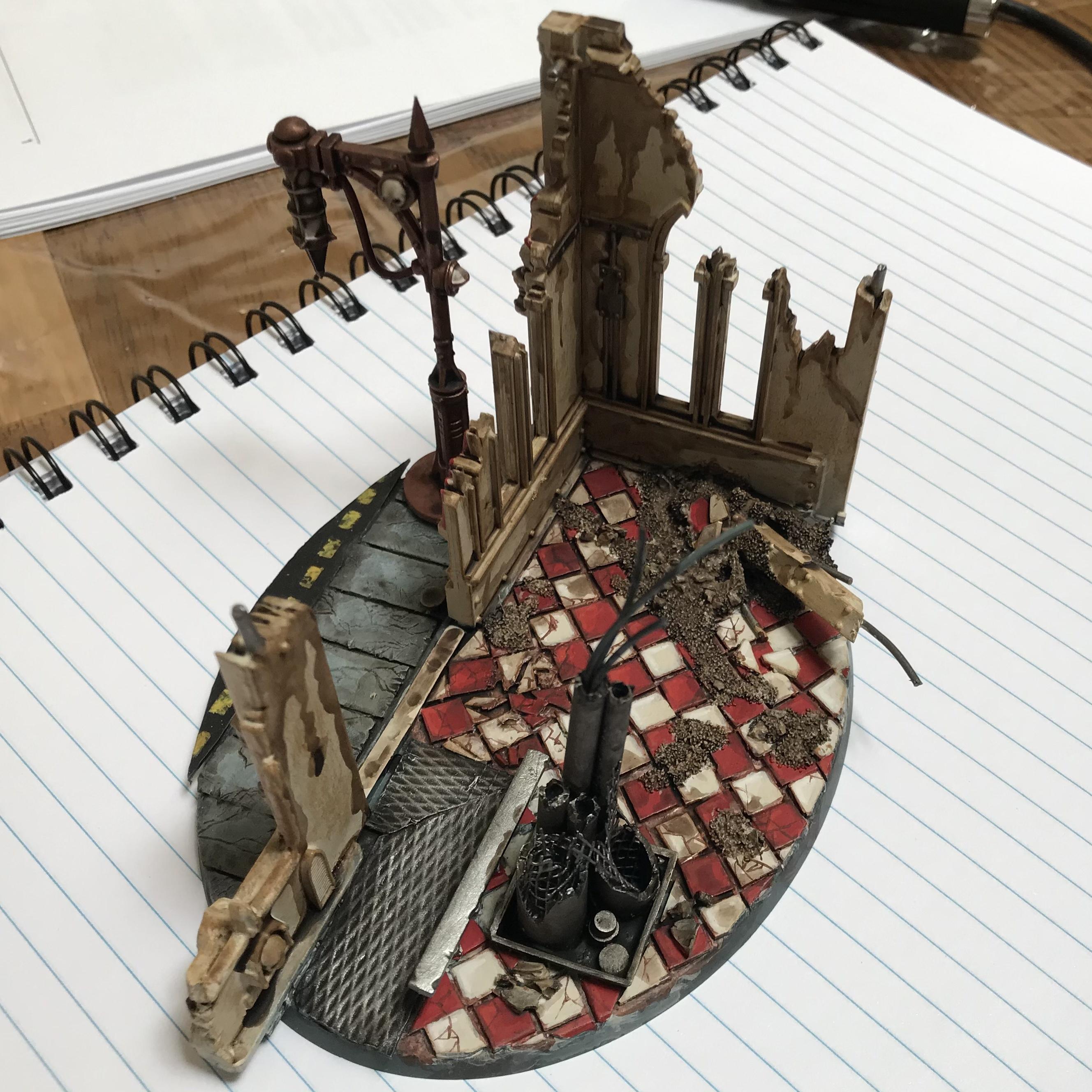 Base, Heldrake, Iron Warriors, Work In Progress