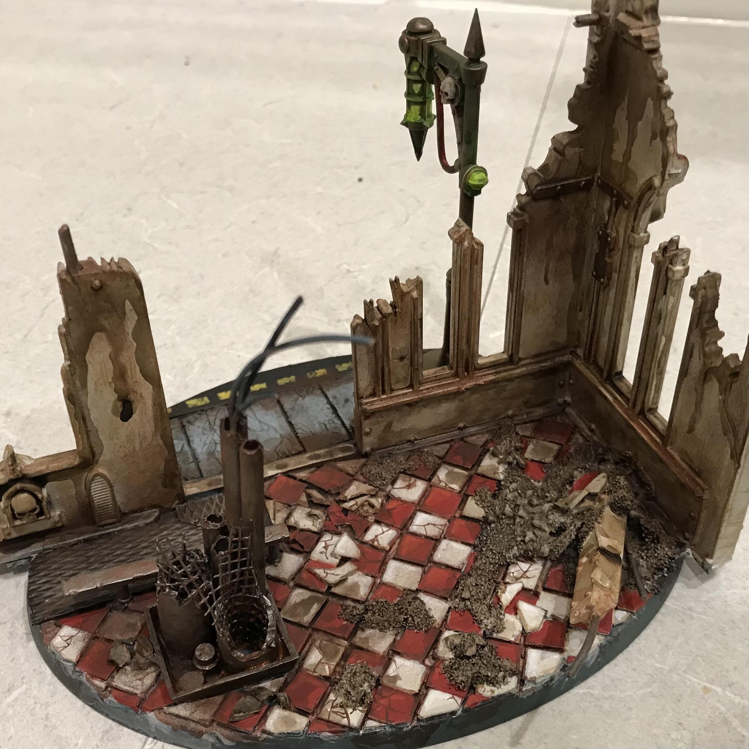 Base, Heldrake, Iron Warriors, Ruined Building