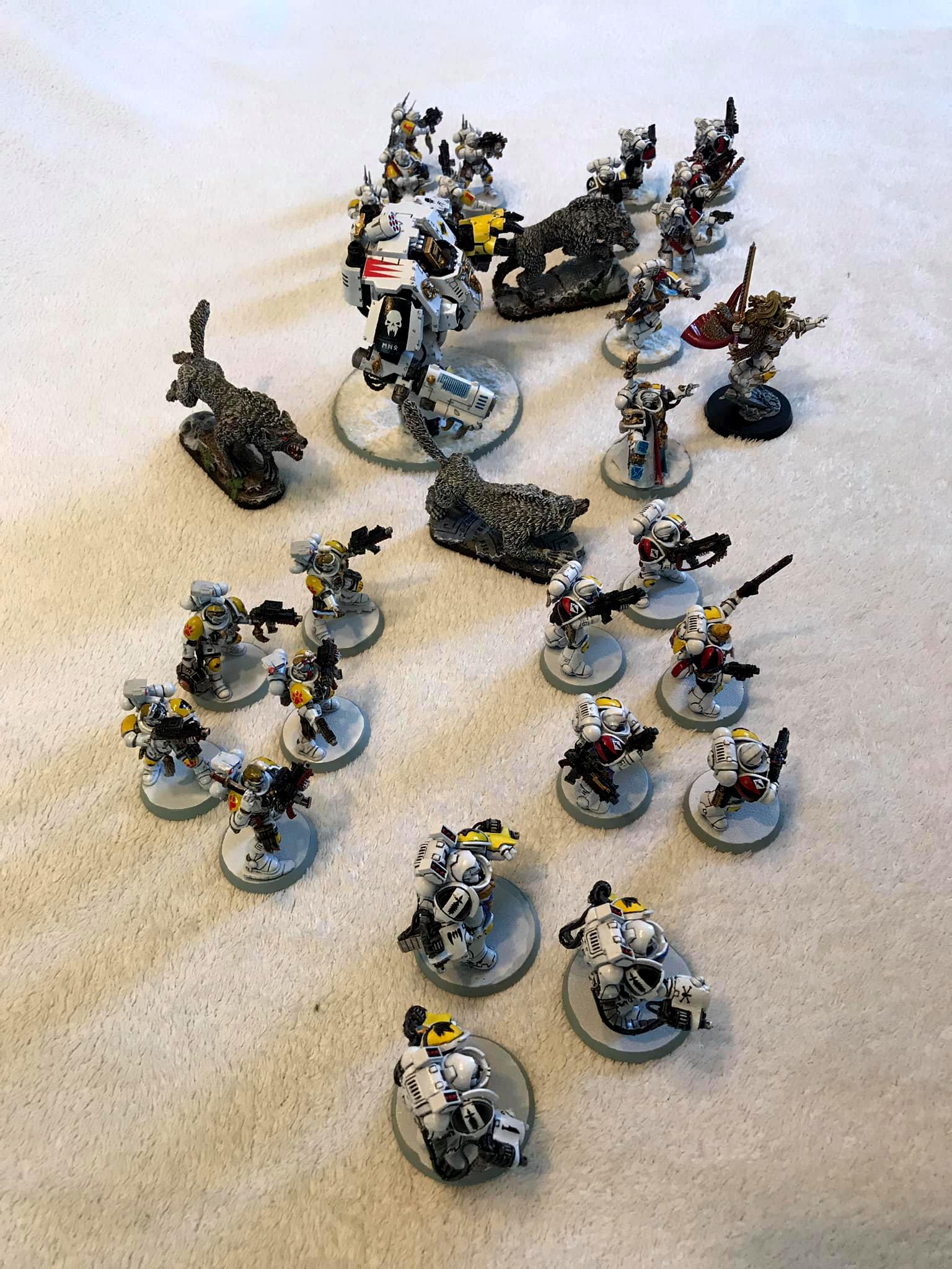 Primaris, Space Wolves, Spacewolf, White, Wolves